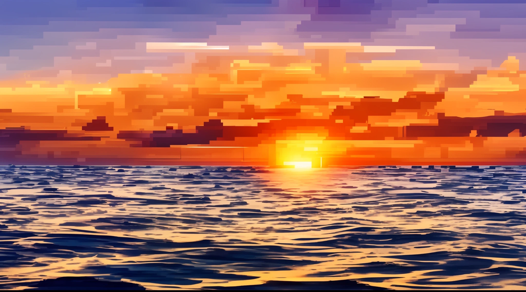 Dazzling sun