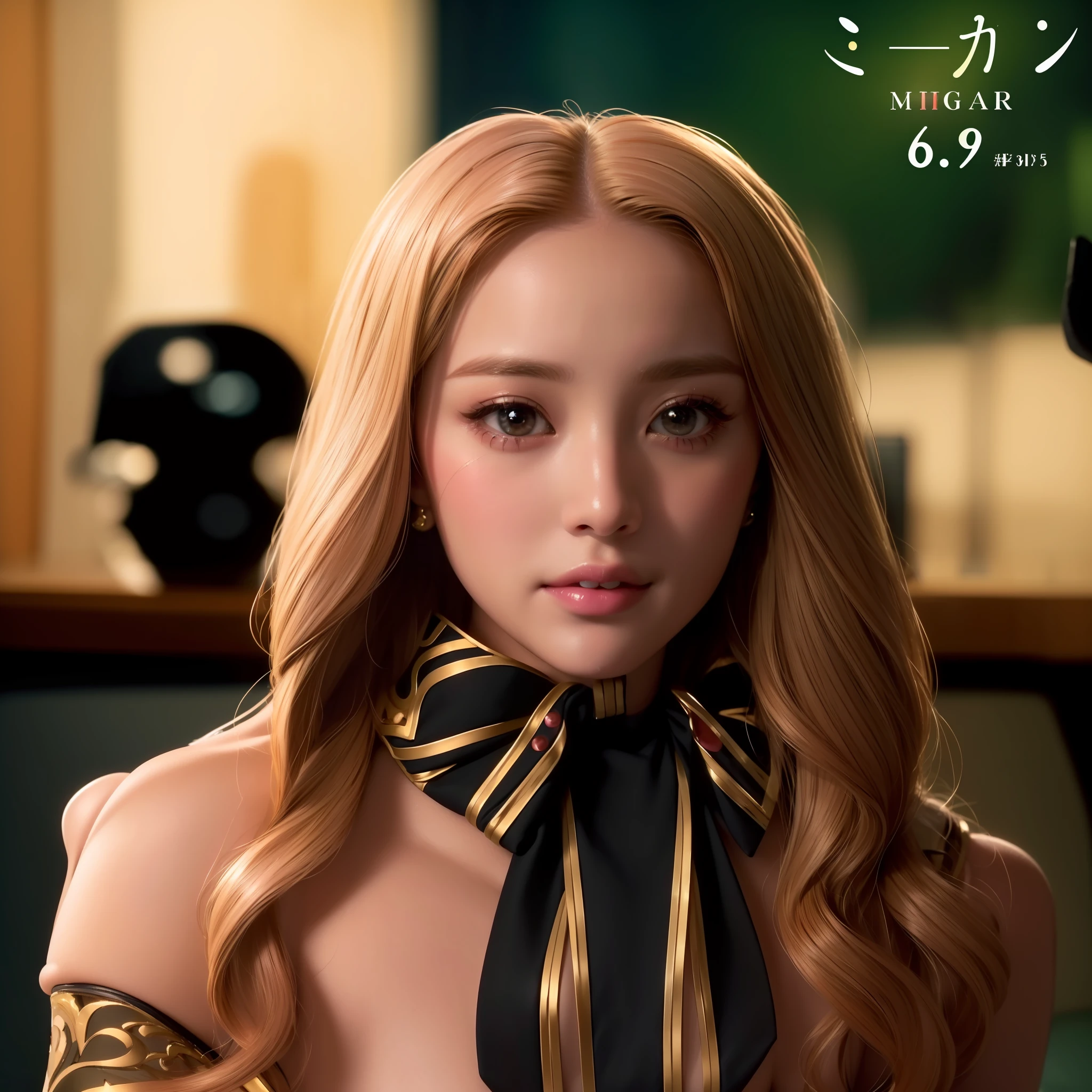 (RAW photo, best quality), (realistic, photo-realistic:1.3), best quality ,masterpiece, (cherrynobodysd15), ((big ass, large breasts)), (beautiful girl), pink lipstick, colorful makeup, long eyelashes, earrings, wearing eyeliner, fair skin, blonde hair,(cute), (detailed face), detailed eyes, detailed iris, 8k uhd, dslr, soft lighting, high quality, film grain, beautiful detailed eyes, beautiful detailed nose, vaginal detailed, realistic face, pink, light smile, (highly detail face: 1.5), Fujifilm XT3, best quality, ultra-detailed, masterpiece, finely detail, highers, 8k wallpaper, pixie cut