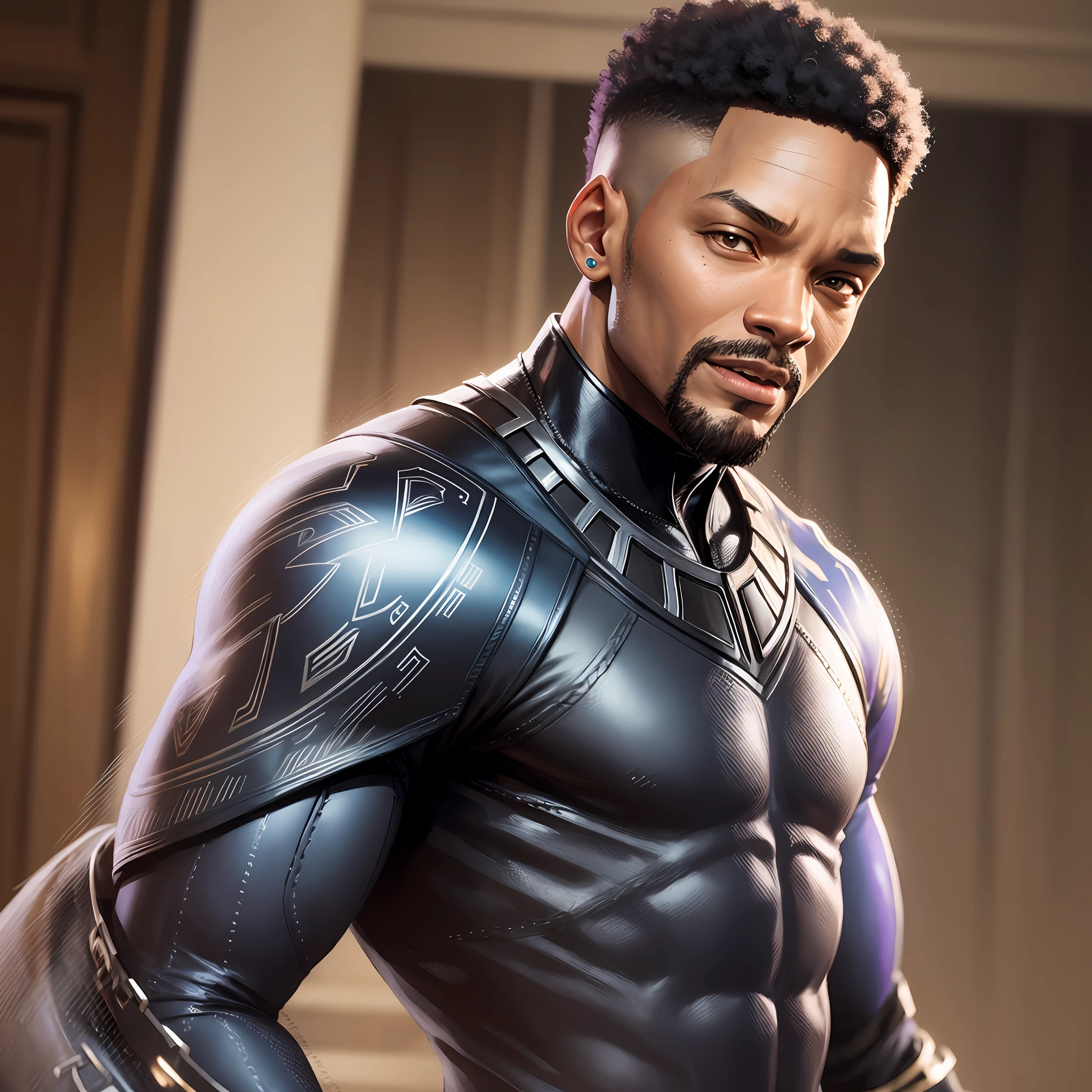 Will Smith Black Panther version --auto --s2