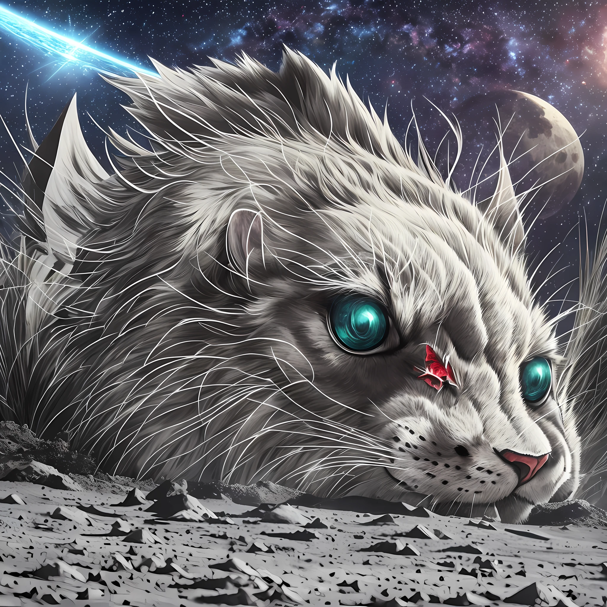But in the end, he died in the fierce battle on the moon! --auto --s2