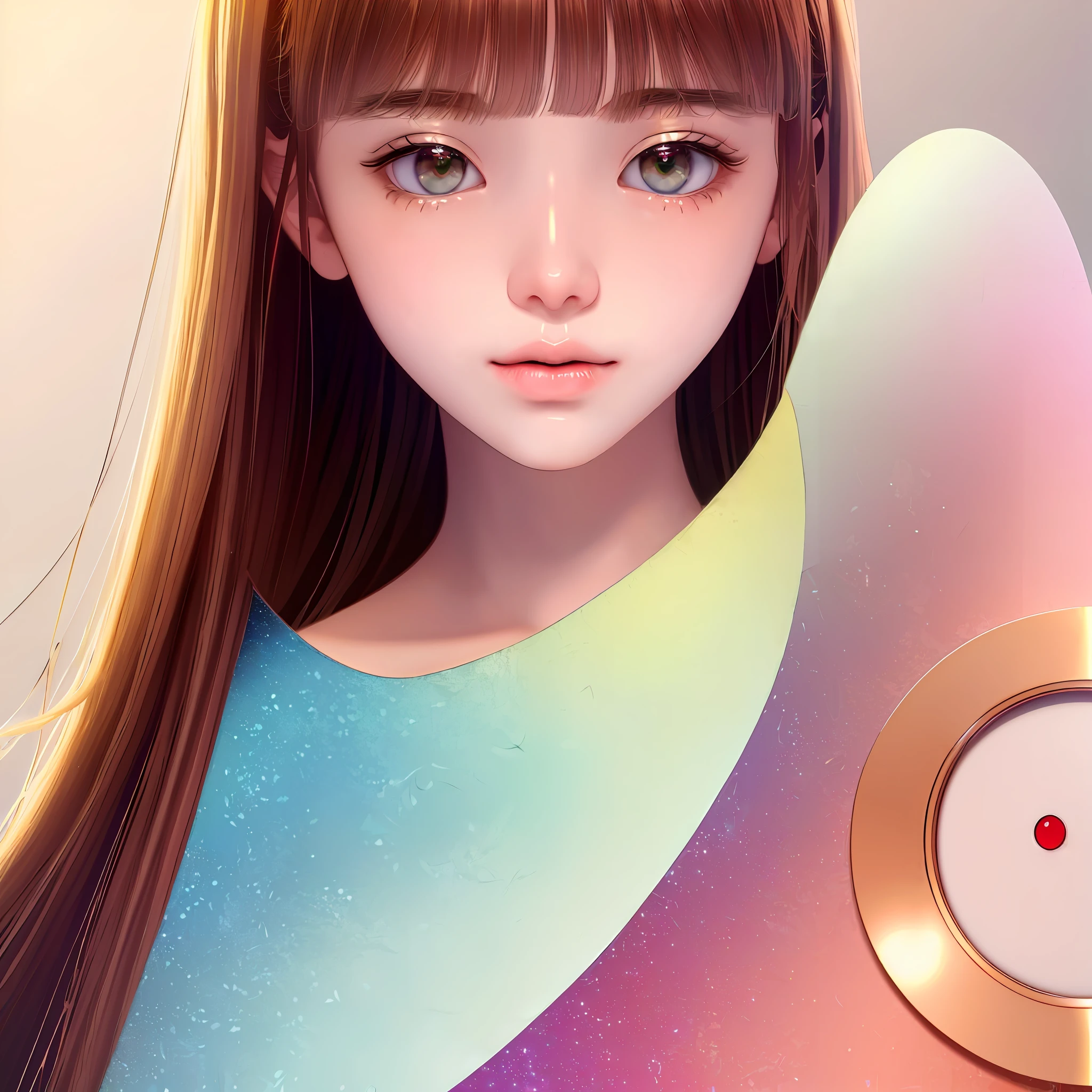 original,(illustration:1.1),(best quality),(masterpiece:1.1),(beautiful and clear background:1.25),(extremely detailed CG unity 8k wallpaper:1.1),
1girl, flat bangs, stunning innocent symmetry face, shirt, emotional, ulzzang, (PureErosFace_V1:0.7)