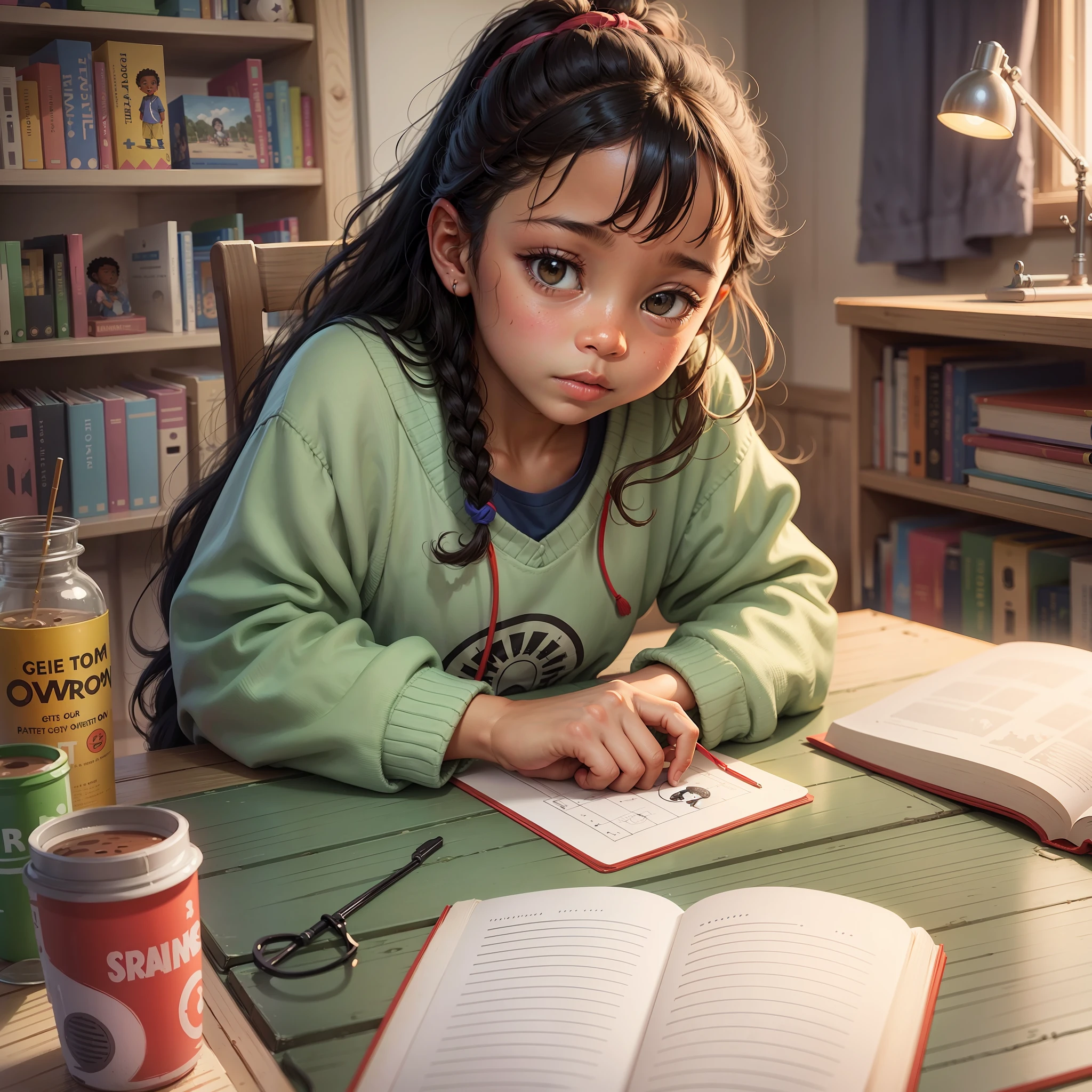 Create illustrations for a children's ebook about structural racism. --auto --s2