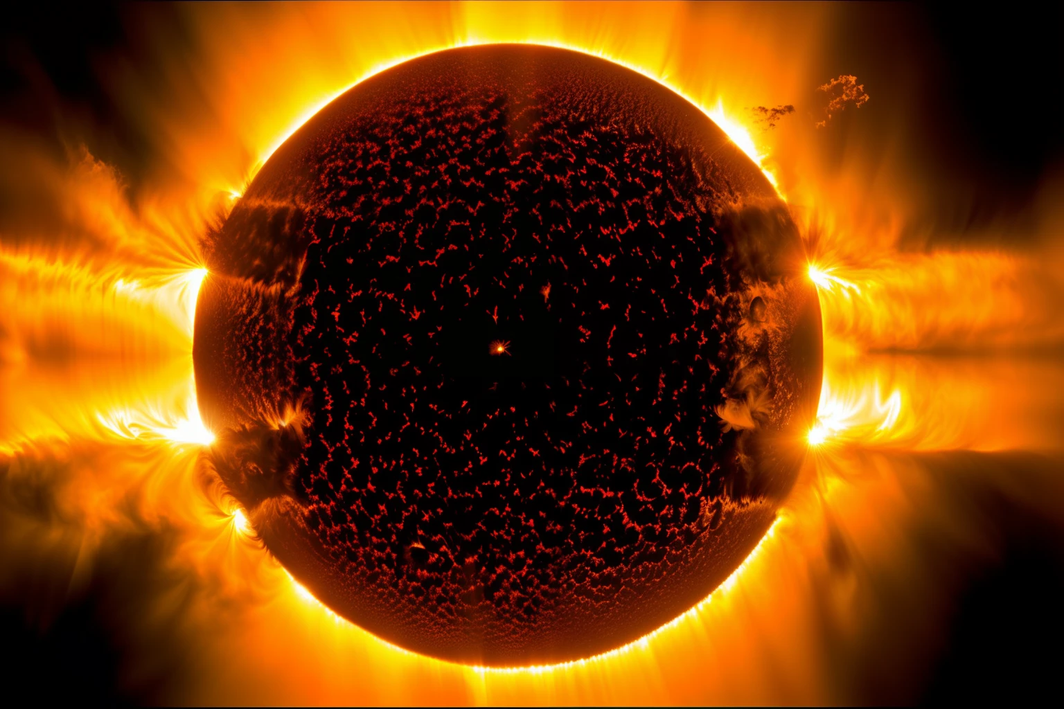 Eruptions on the sun