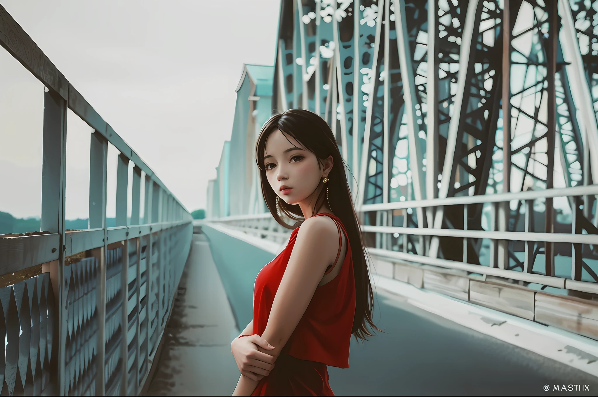 (masterpiece),best quality,good anatomy, shuimobysim,(ecchi0.5), (trees:0.5), (flowers:0.6) ,(wooden house:0.2),(bamboo forest:0.2),(creek:0.2),(river:0.2),
