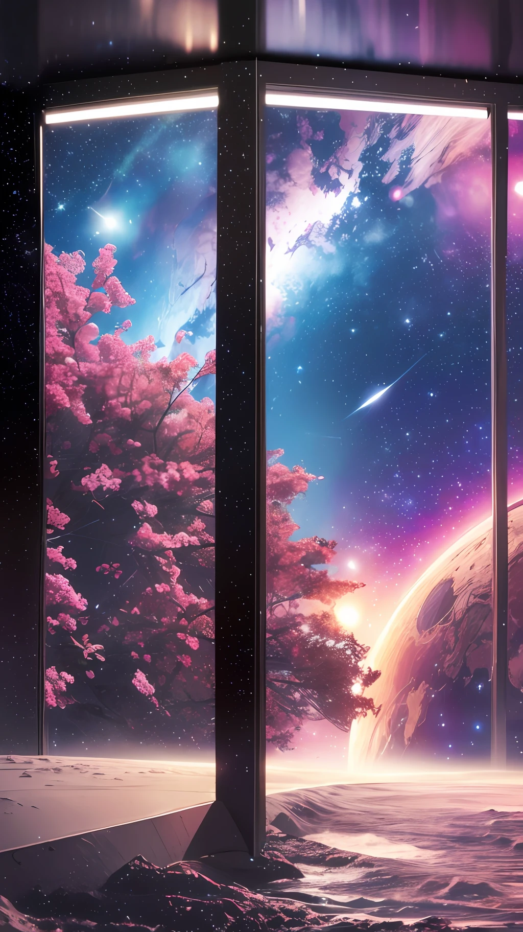 Outer space, ((alpha gain)) --auto --s2