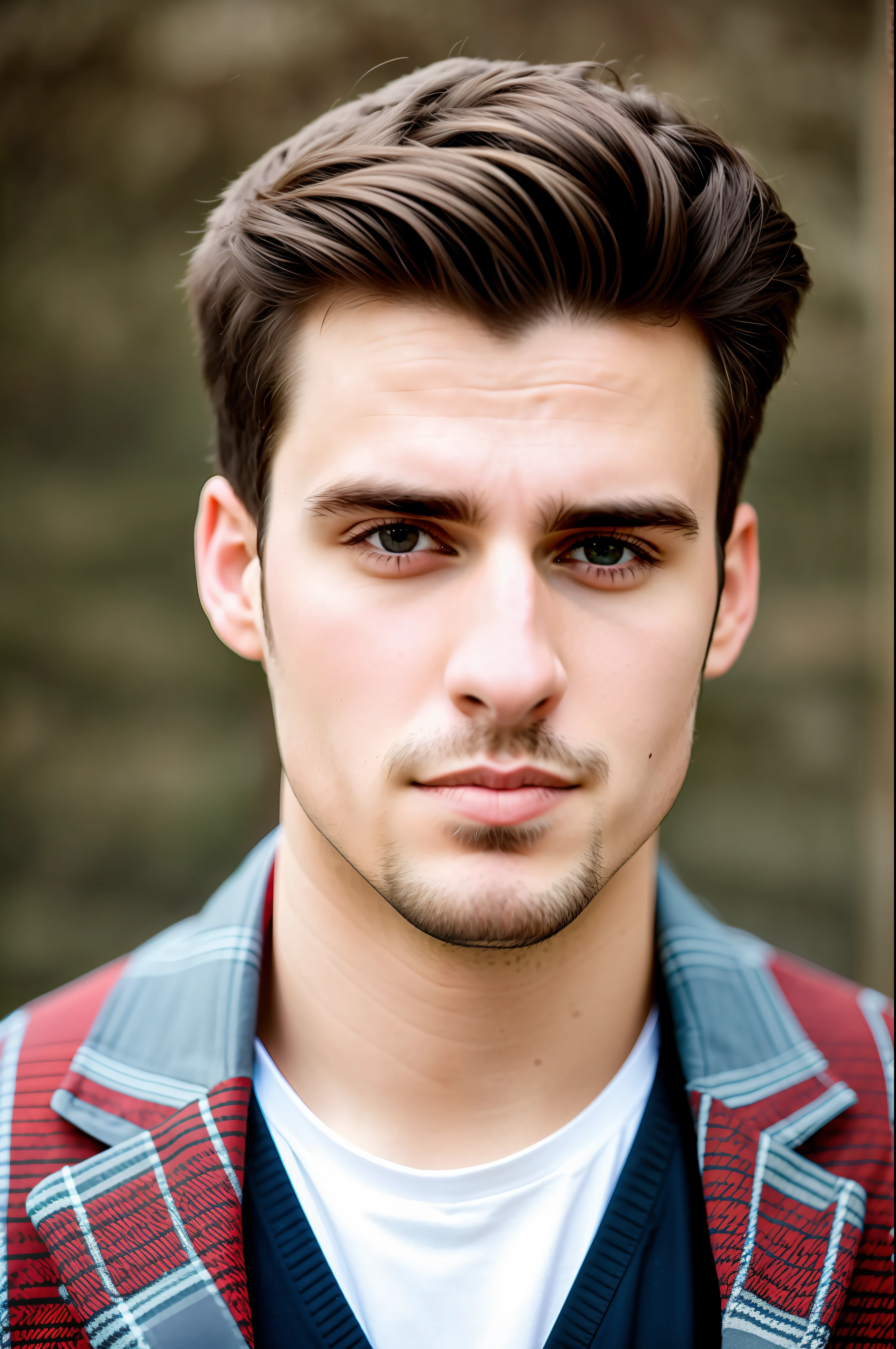 A 25 year old british man face