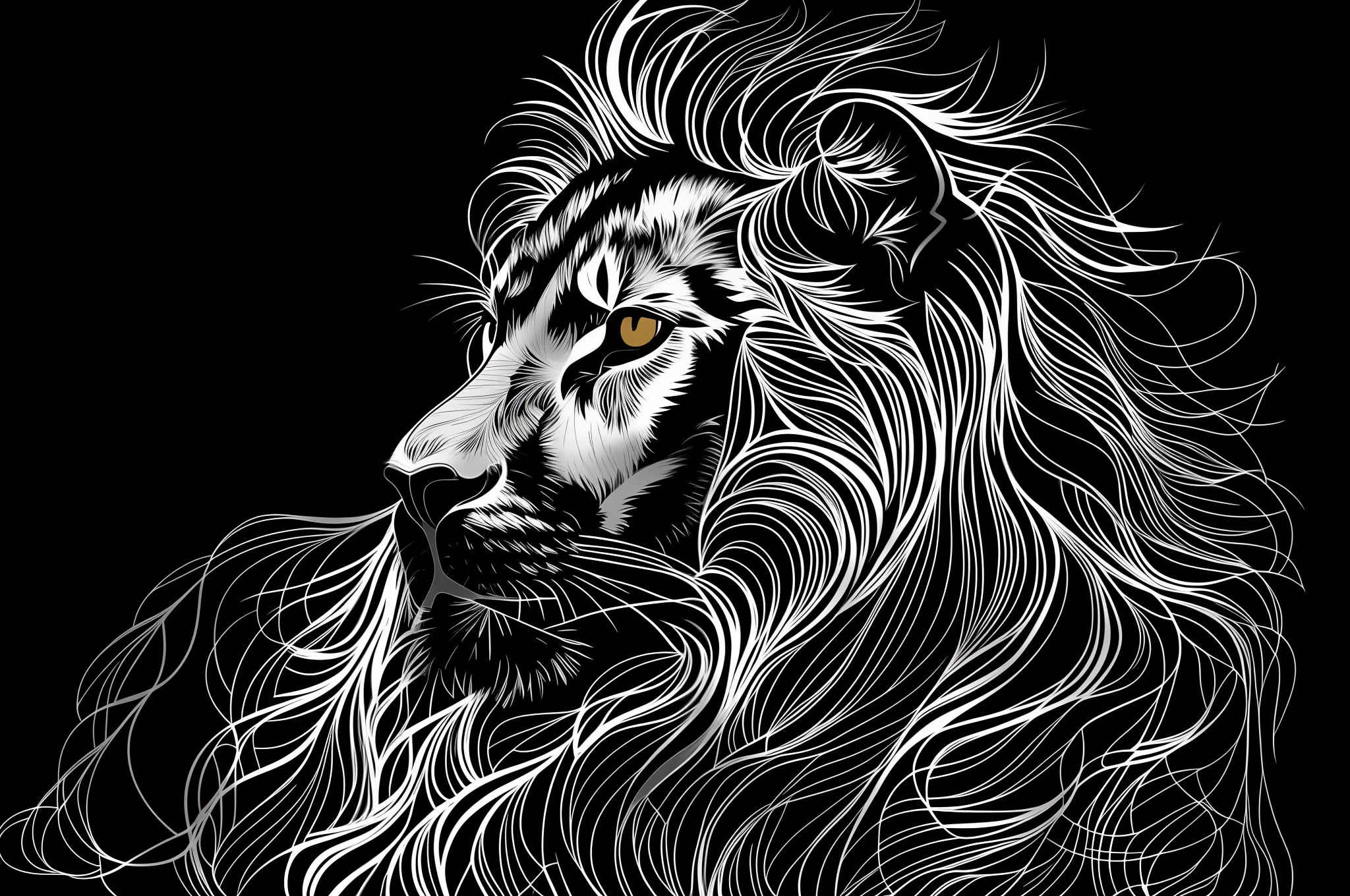 Make an inline art image with black strokes and white background based on the image provided, highlighting the outline and shapes with precise and firm strokes, all art and all strokes must have the color black, the art can have no other colors besides black.