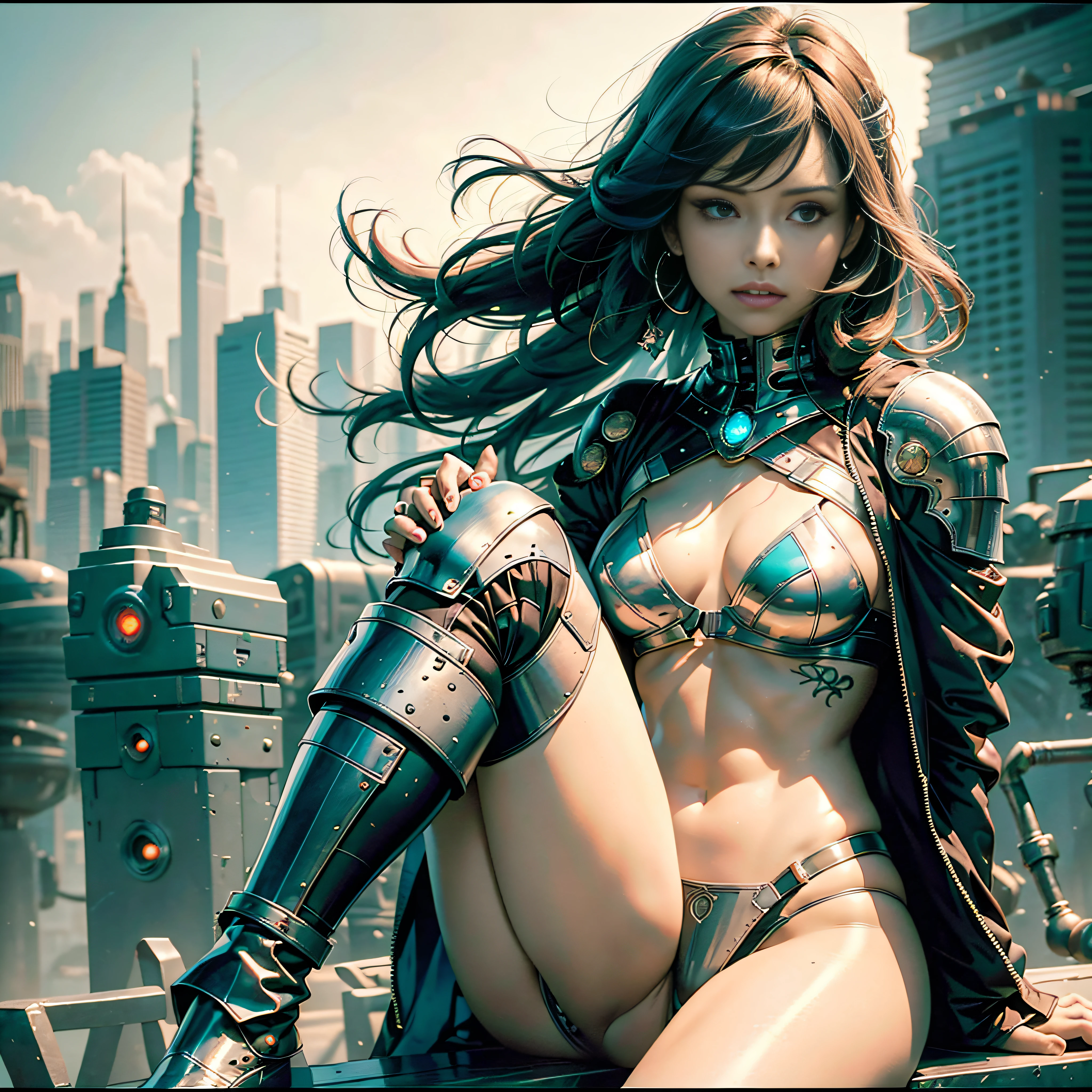 "R2D2 Star Wars" conceptual Futuristic "Heavy Metal" Devastating Mandolorian pure female aesthetics lower key:1.3 close:1.3 fire-follets Will-o'-the-wisp "luis Royo" dazzling women walking slow motion playing Cosplay "Princess":1.3 "Leia":1.3 "Nathalie Portman":1.3 Pilots jacket cowboy 38years Light luminescence ultra pro-photorealistic optimal detail qualities precise details:1.3 DSLR max resolution perfection improved graduated Octane rendered UHD XT3 16K DSLR HDR UnrealEngine5 Analog Real Shadows:1.3 3DCG Saturated Sharpness Body:1.3 Faces:1.3 Effects Cheekbones Embarrassed Embarrassed Beautiful:1.3 Eyes:1.3 Lazuli Opal Turquoise Open Mouth Teeth Obvious Smiles Dark Hairstyles Short Bangs:1.3 Ecstatic:1.0.1 Fixed Floating Jackets Symmetrical Body Athletes Oiling Eccentric Cape Levitating Shoulders Off:1.0.1 White Shirts Lace Clavicles Papillotes Proportion Corsait Navy Thick Leathers Doors:1.3 Various Breasts Pointed:1.3 Satin Supports Felt Bikini Skirt:1.3 voluminous fringes matching silks Loose swinging spinels navel:1.3 depths:1.3 revealing pubic scarlet pubis-hairy obvious covered:1.3 underwear waist belt-chastity silver adorned padlock Gold thick thighs legs garters bulky stainless steel boots gothic ornate onyx ruby invokes incandescent delicate Unity Toys Crystalline sympathetic familiar robot (EOS R6 135mm 1/1250s f/2.8 ISO400) Mechanized adaptable Mandalorian DoF mannequins "wide Sabre" dramatic supports fully clothed armor heavy chrome metallic covered flat bands fathoms richly decorated brass:1,2 fullbodye "Darth Vader" background:1,3 equirectangular 360 helmet+antenna rune ornate Pearl embroidered plasma glyphs lava Tourmaline DoF engravings [(masterpiece 1,3) (Willi Baumeister:1.1) (John T. Biggers:1,2)::17 Alessandro Casagrande, Greg Rutkowski, Sally Mann Guweiz and James Jean tattoo CGSCOSITY (by Michelangelo)] Bruce Weber girls raw varied etc.