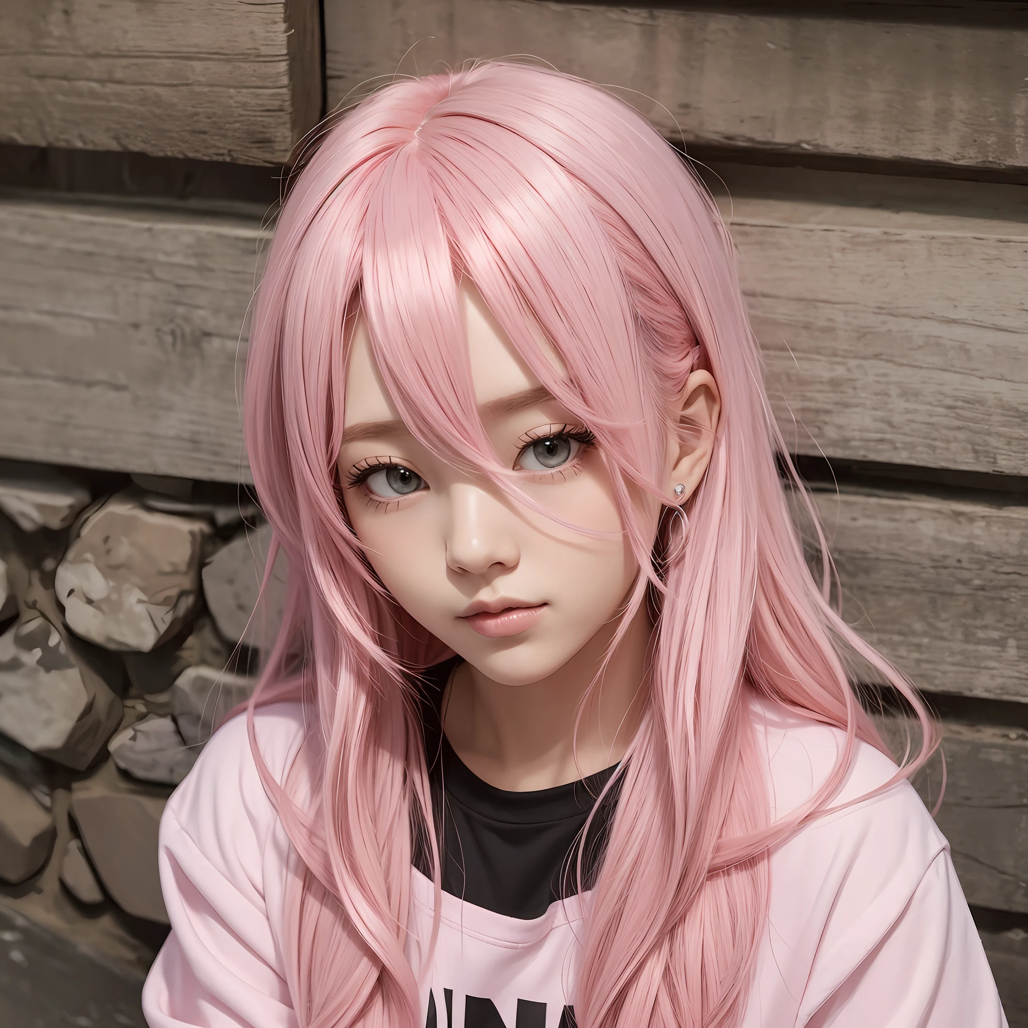 Cute pink hair --auto --s2