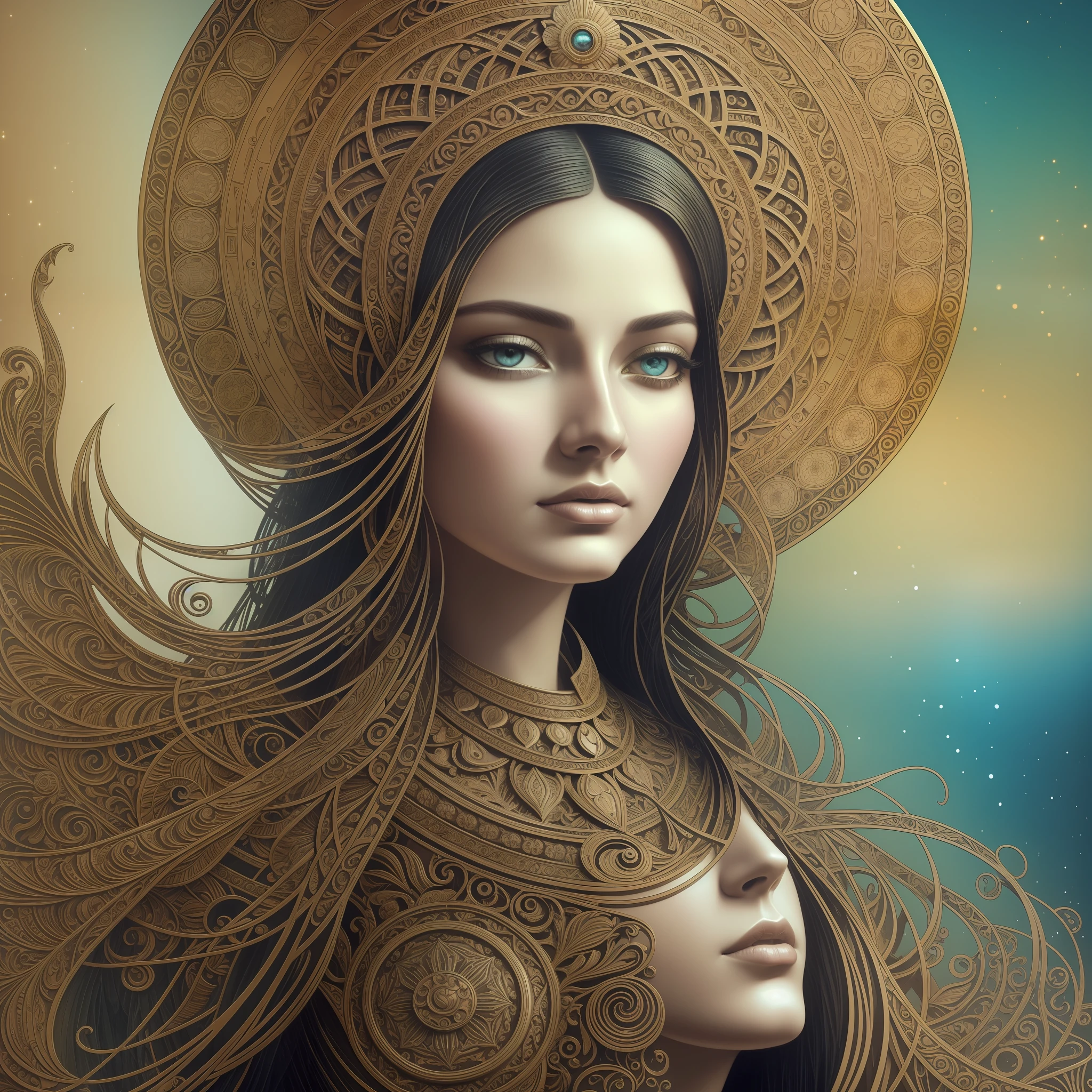 Waist high Portrait of an exotic beautiful russian woman wearing trendy clothing at a beach, perfect detailed face, detailed symmetric hazel eyes with circular iris, realistic, stunning realistic photograph, 3d render, octane render, intricately detailed, cinematic, trending on artstation, Isometric, Centered hipereallistic cover photo, awesome full color, hand drawn, dark, gritty, mucha, klimt, erte 12k, high definition, cinematic, neoprene, behance contest winner, portrait featured on unsplash, stylized digital art, smooth, ultra high definition, 8k, unreal engine 5, ultra sharp focus, intricate artwork masterpiece, ominous, epic, TanvirTamim, trending on artstation, by artgerm, h. r. giger and beksinski, highly detailed, vibrant --auto --s2