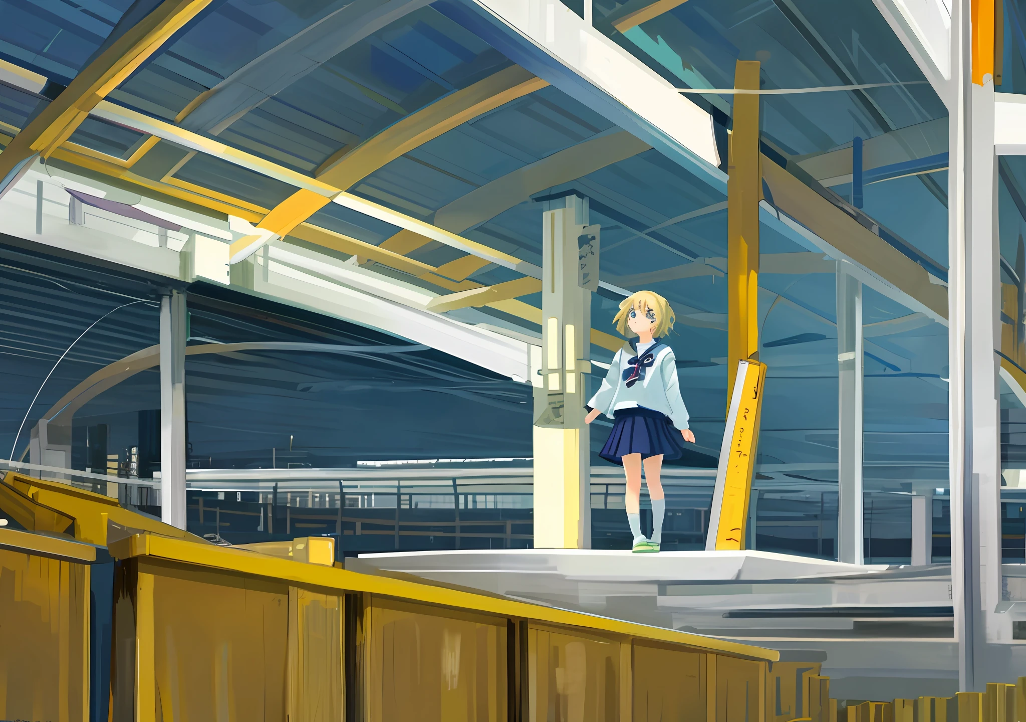 satoko hojo, 1girl, solo