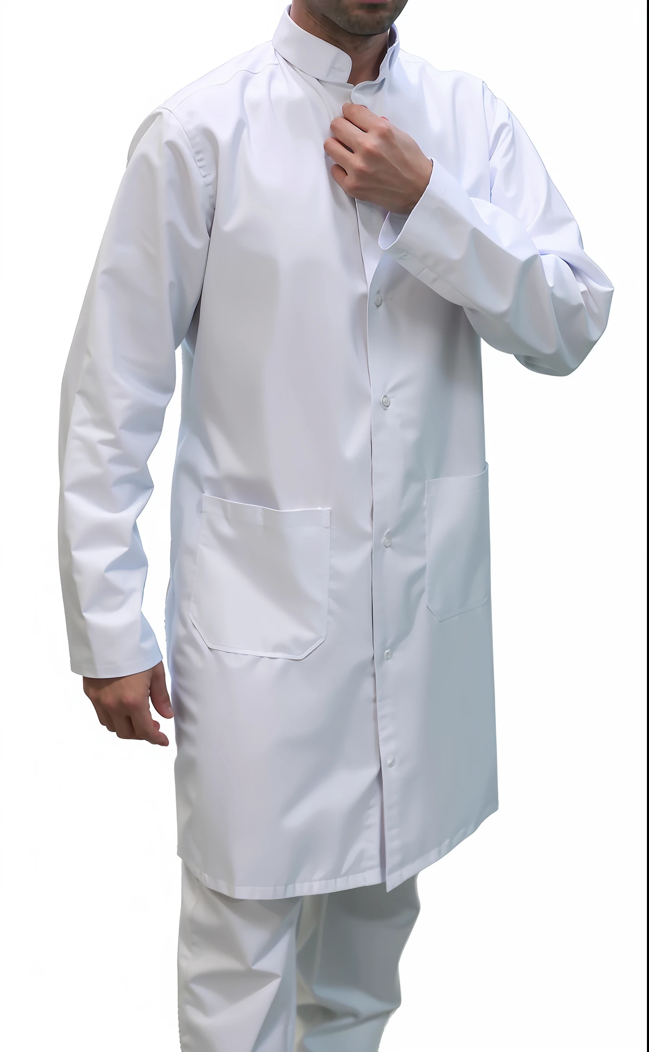arafed man in white shirt and white pants adjusting his tie, labcoat, lab coat, labcoats, wearing lab coat, wearing a lab coat, wearing a white lab coat, wearing a labcoat, white lab coat, lab coat and tee shirt, white coat, with a lab coat, wearing lab coat and a blouse, wearing lab coat and glasses