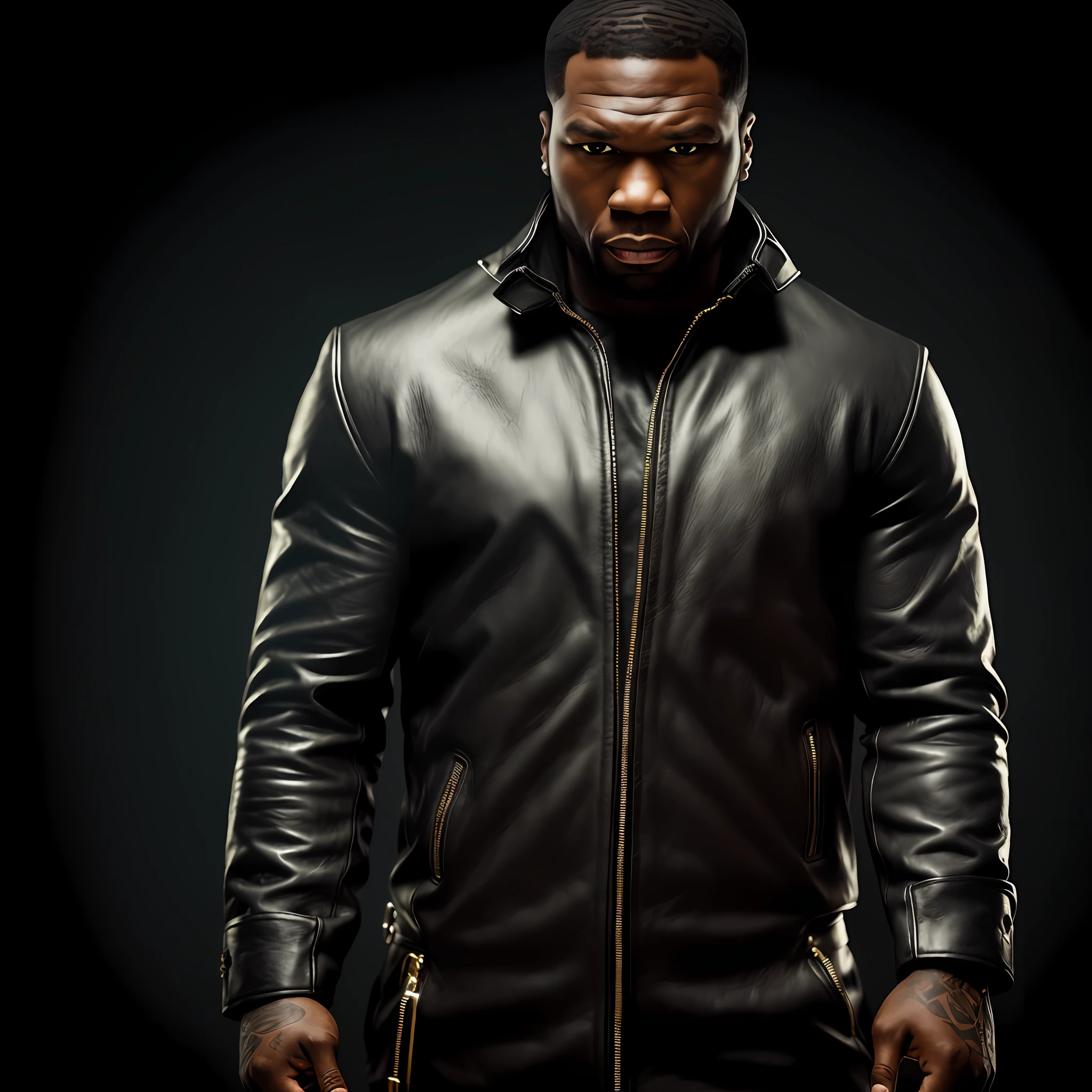 50 CENT,., dressing up in leather bunny costume, Best quality, realistic, realistic, award-winning illustration, (complicated detail: 1.2), (fine detail), (complicated detail), (cinematic lights, best quality backlight), sharp lines, sharp focus, official art, unit 8k wallpaper, absurd, unbelievably absurd, huge file size, ultra- , fantasy art, rtx,((triangle closeup photo by award-winning studio)), 1man, , (shut up), , perfect hands, beautiful detailed eyes, Perfect Face, ,