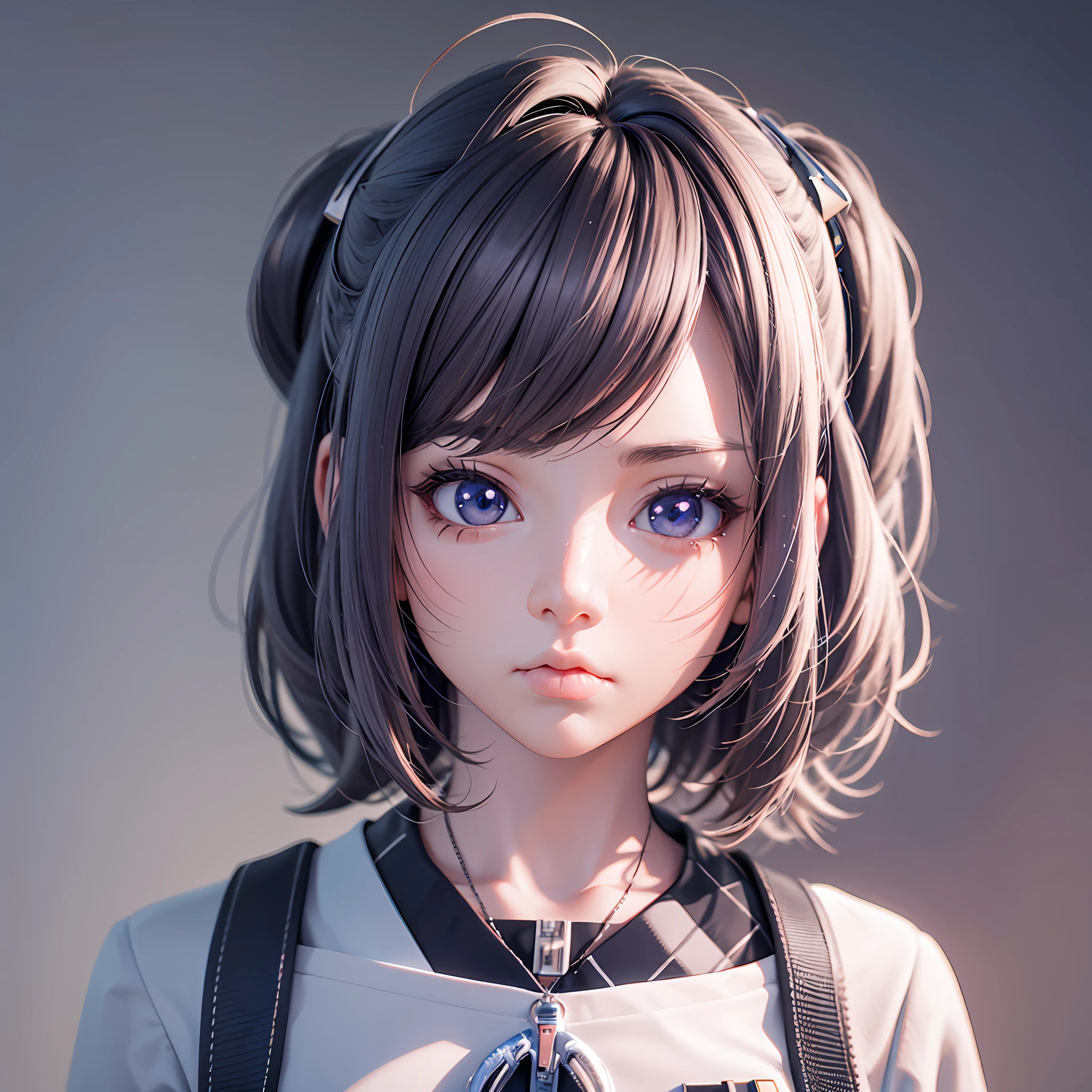 render of a cute 3d anime girl, render cute 3d, render of a medical girl, 3d character, 3d character, render 3d character, animation character, look pouty :: octane render, smooth 3d render, stylized 3d render, portrayed as a 3d render, render character, --auto --s2
