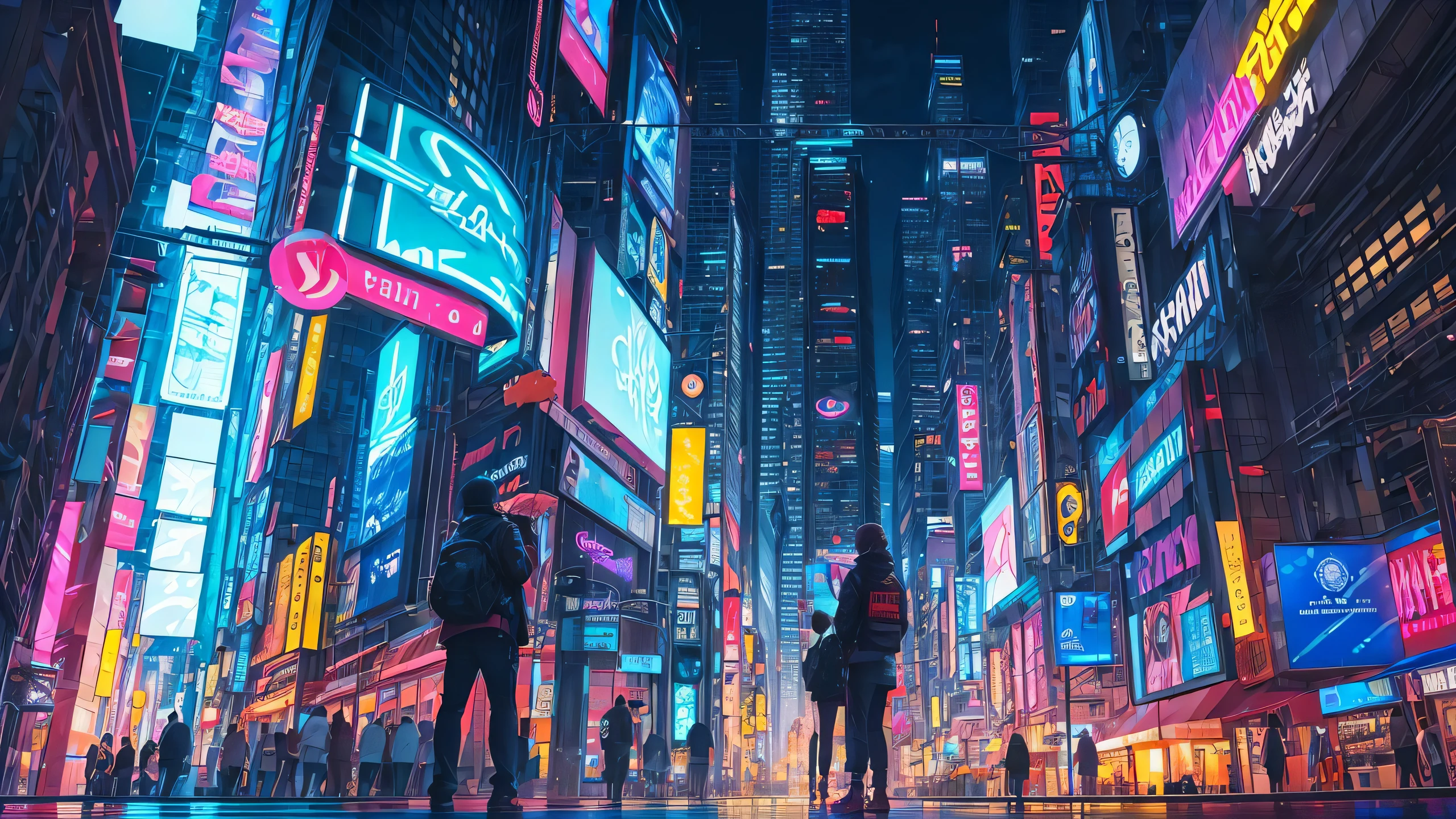 (masterpiece, top quality, best quality, official art, beautiful and aesthetic:1.2),neon lighting, (vibrant glow:1.2), dynamic colors, striking contrast, futuristic vibe, electric energy,reflective surfaces,(cityscape:1.3),