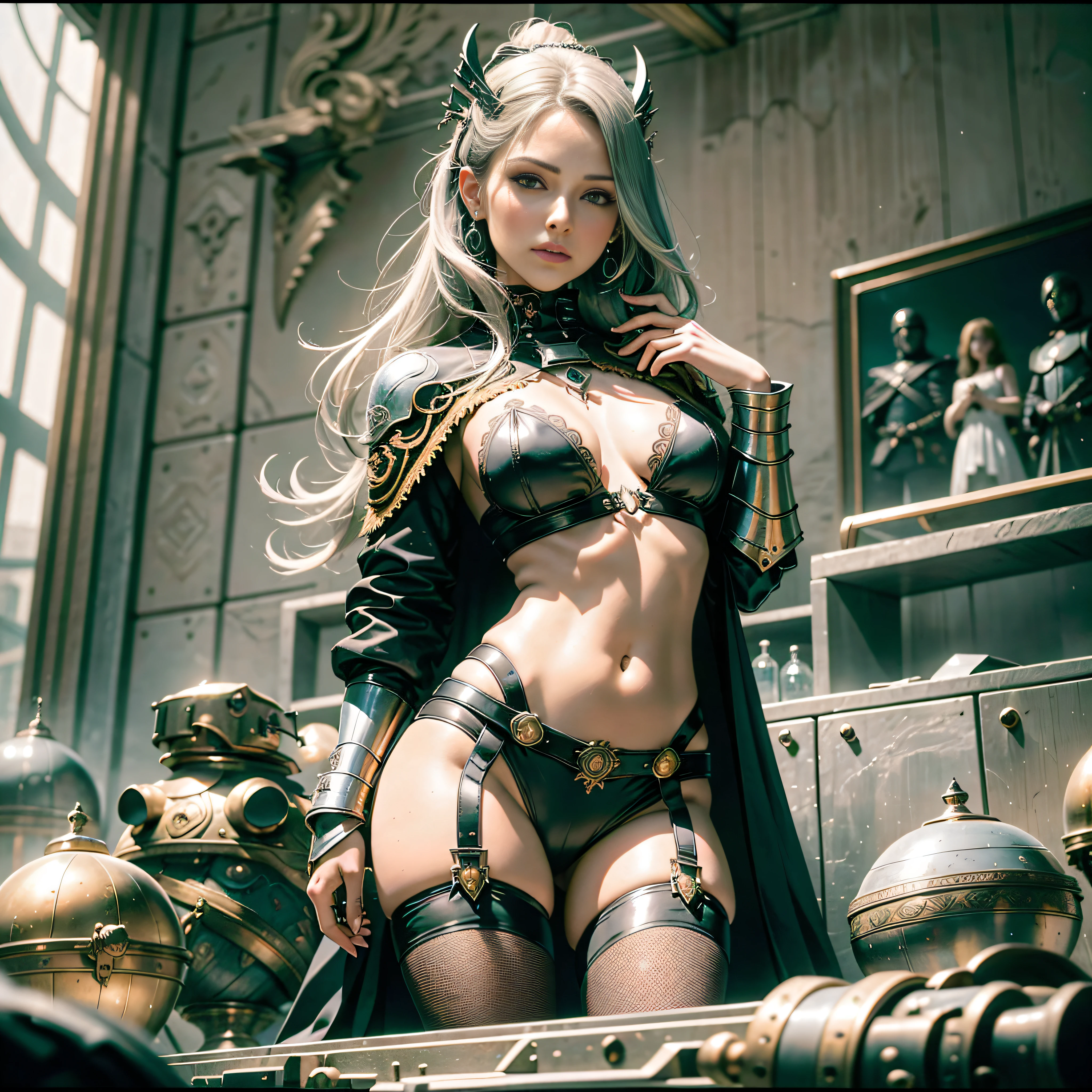 Fututiste Scene "Star Wars BattleShip" crusader Diplomatic conceptual glamorous 3 females pure key aesthetic "Heavy Metal" lower:1.3 close:1.3 fire-follets Will-o'-the-wisp "luis Royo" dazzling walking slow motion playing Cosplay "Princess Laia":1.3 "Daisy Ridley":1.3 "Nathalie Portman":1.3 Baroque jacket 38years sunLight luminescence ultra pro-photorealistic optimal qualities precise details:1.3 DSLR resolution max perfection graduated improved Octane rendered UHD XT3 16K DSLR HDR UnrealEngine5 analog real shadows:1.4 3dcg sharpened body:1.4 faces:1.4 cheekbones effects embarrassed max beautiful:1.4 saturated:1.4 eyes:1.4 lazulis turquoise opals open mouth teeth obvious smiles dark hairstyles short bangs:1.3 ecstatic:1.0.1 fixed floating jacket symmetrical body athletes oiling cape levitating shoulders off:1,0.1,1 white shirt lace clavicles papillotes felt corsait gothic navy thick leathers varied breasts pointed:1.3 satin Supports Bikini Skirt:1.3 fringes matching silks Loose swinging spinels navel:1.3 revealing waist chastity belt silver ornate padlock Gold scarlet pubis-hairy obvious covered:1.4 underwear thighs legs garters bulky stainless steel boots gothic ornate onyx ruby invokes delicate Toys "Darth Vader" familiar robot (EOS R6 135mm 1/1250s f/2.8 ISO400) Mechanized adaptable gadjet mannequins "Bruce Weber girls raw etc.supports fully dressed armor chrome Mandalorian heavy metallized covered flat bands fathoms richly decorated coppers:1,2 fullbodye Carbonites rune ornate pearl embroidered glyphs lava weapon dramatic plasma Tourmaline silver handle engravings lava incandescent Cargo laser DoF equirectangular 360 depths:1.3 background:1.3 DoF [(masterpiece 1,3) (Willi Baumeister:1.1) (John T. Biggers:1,2)::17 DoF Alessandro Casagrande, Greg Rutkowski DoF Sally Mann Guweiz and James Jean DoF tattoo CGSCOSITY DoF Michelangelo