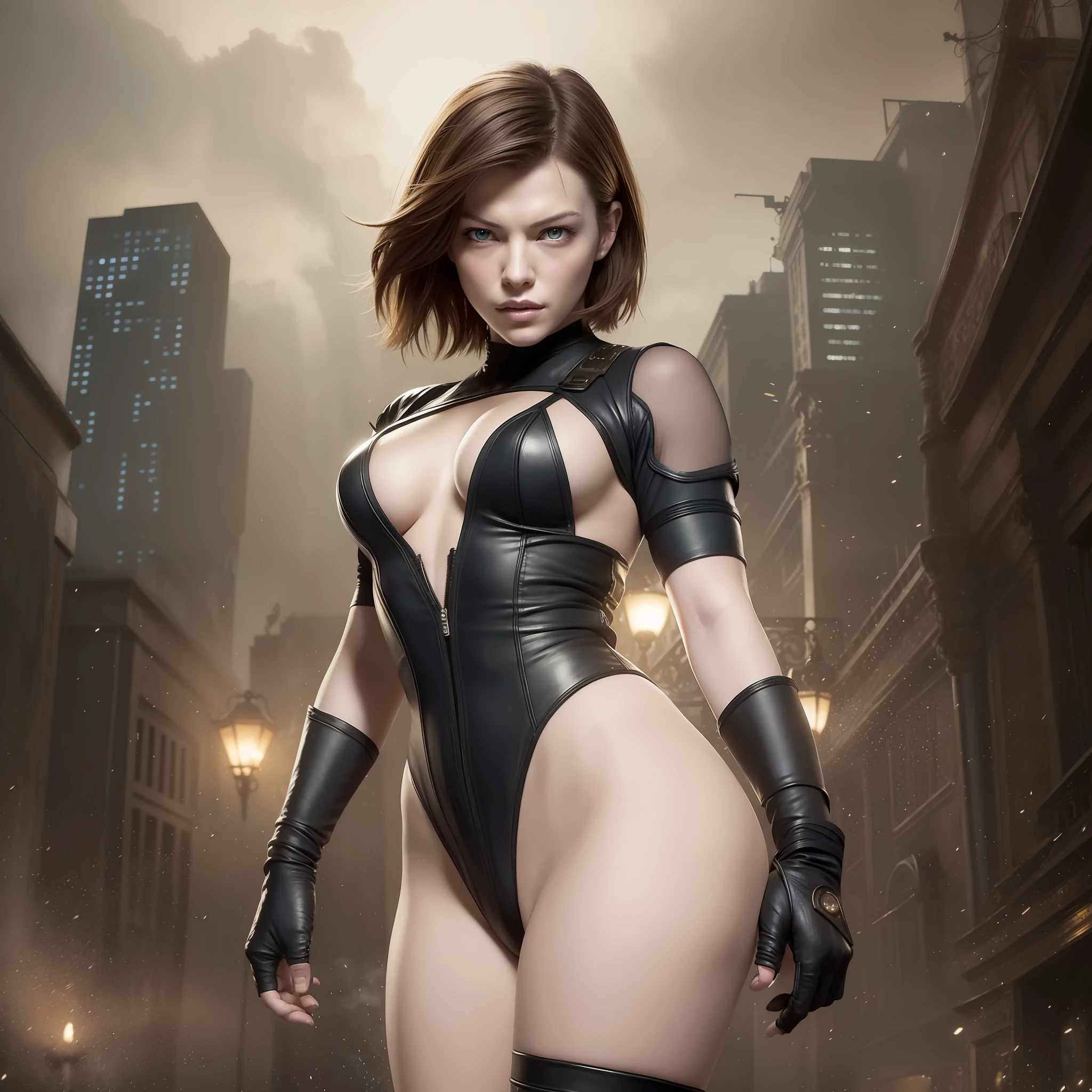 Alice, played by the heroine of the movie "Resident Evil" Milla Jovovich, is a completely created character, not only the strength value and luck value are bursting, but also superpowers, like Marvel's superheroes.