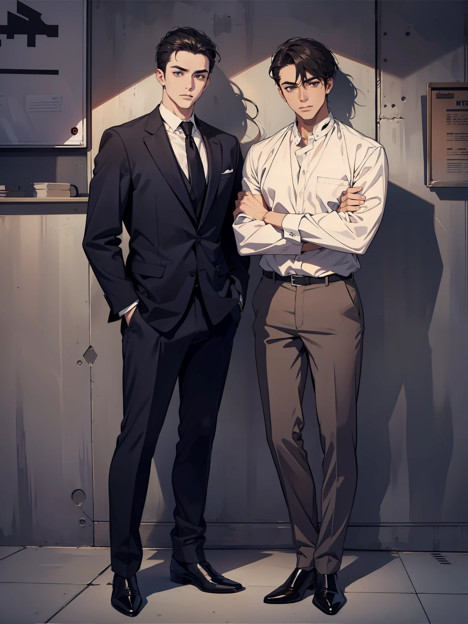 Two men. Business