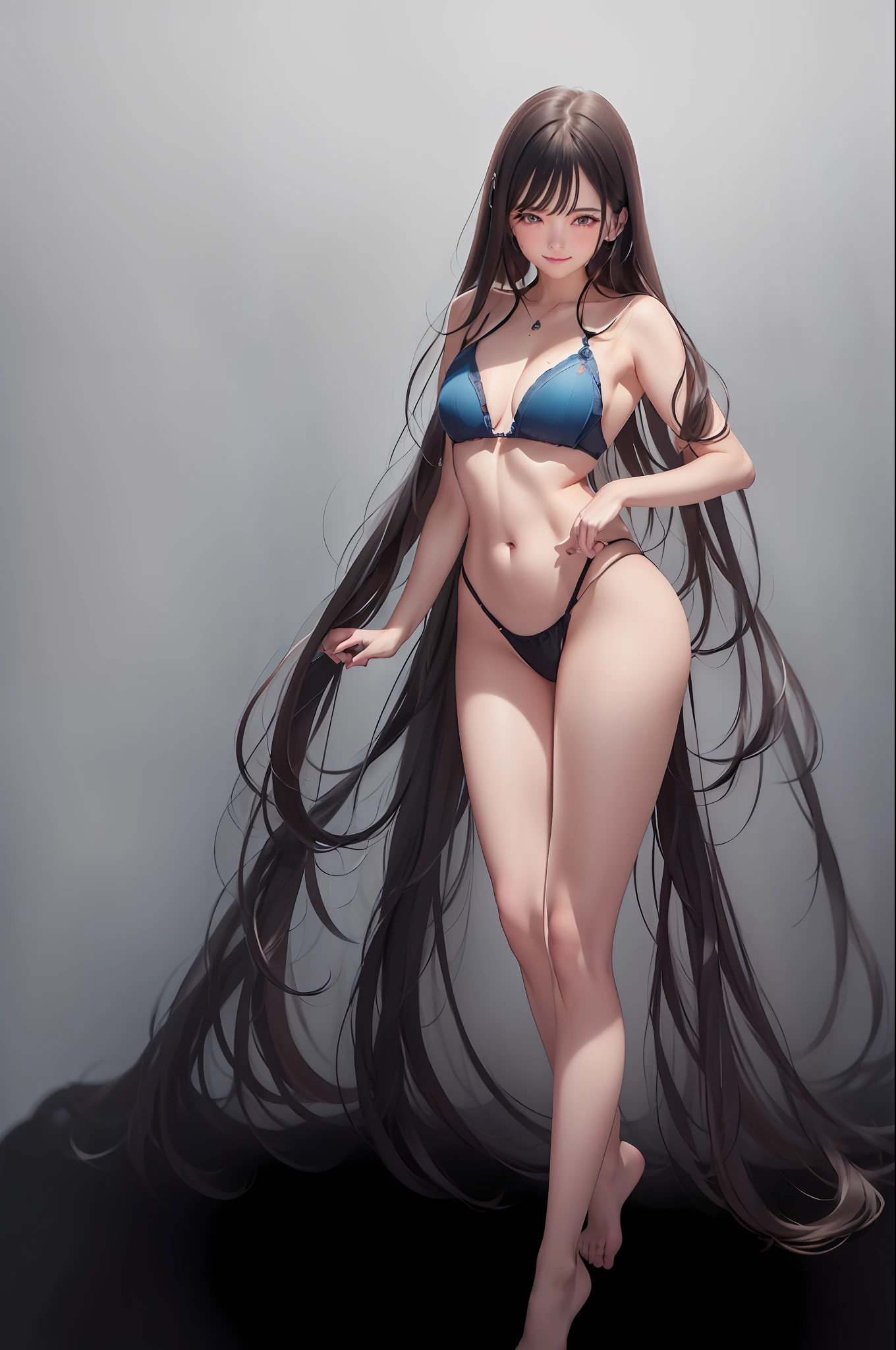Ultra realistic 8K CG, picture-perfect face, perfect, clean, masterpiece, professional artwork, famous artwork, perfect face, beautiful face, beautiful eyes, ((perfect female body)), big, solo, (blush: 0.5), seductive expression, highly detailed eyes, beautifully detailed background, depth of field, realistic: 1.3, (ambient light: 1.3), (cinematic composition: 1.3), (neon: 0.1), ( HDR: 0.1), accent lighting, narrow waist, impossibly small swimsuit,