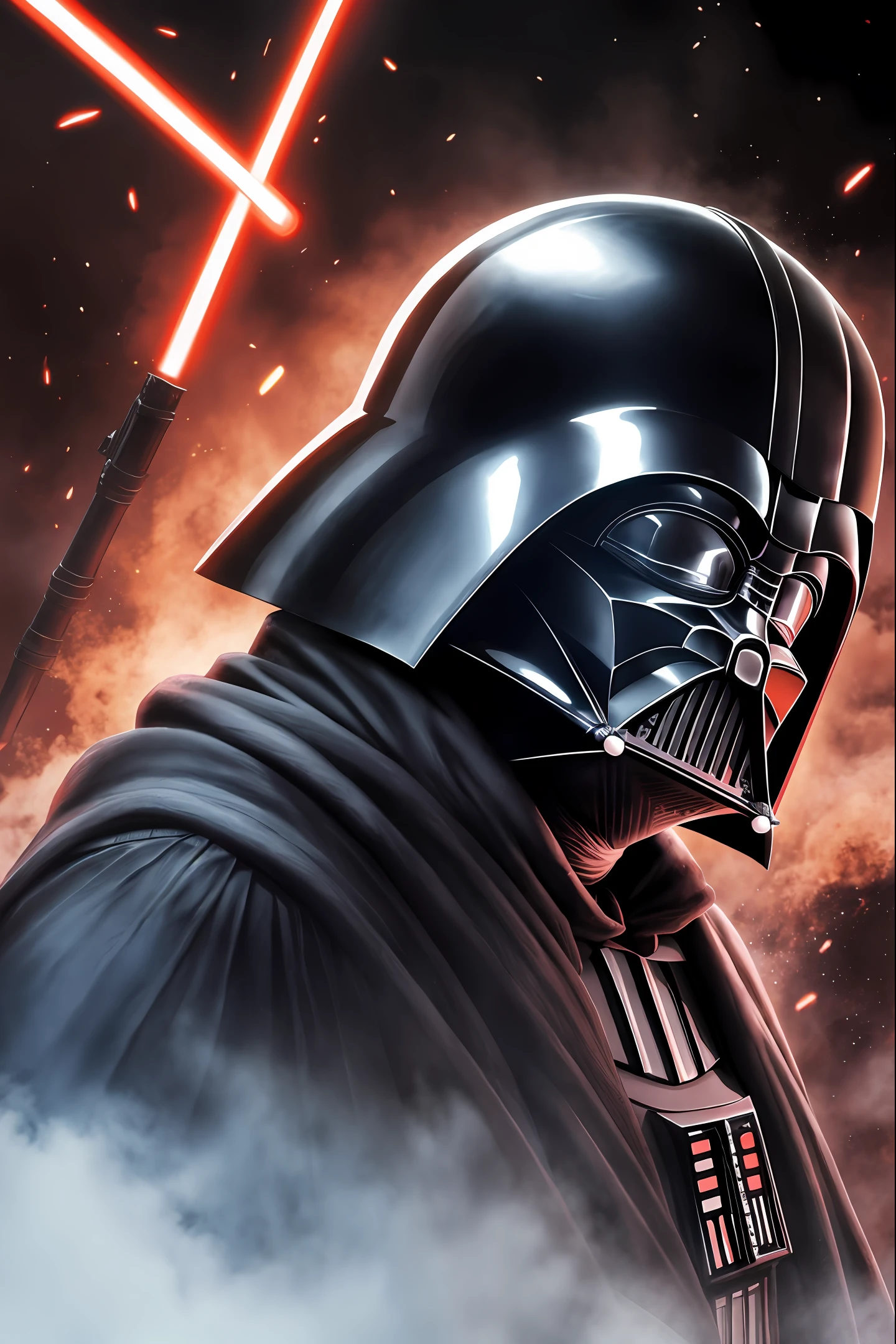 Darth Vader,bersek style,Kentaro Miura art,8k,high resolution --auto --s2