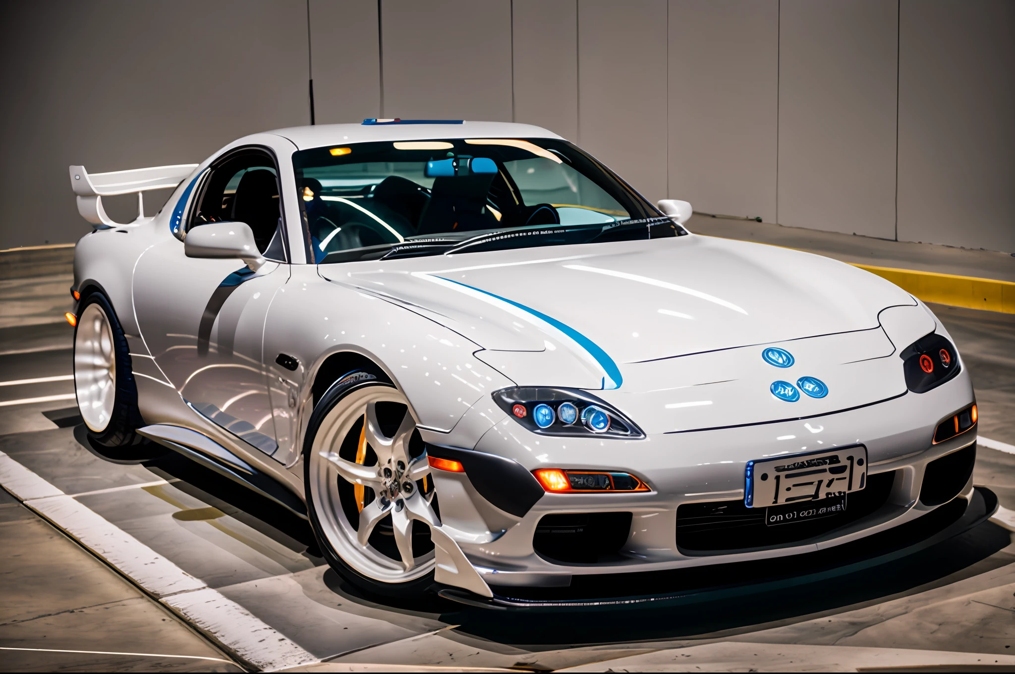 masterpiece,best quality,official art,extremely detailed CG unity 8k wallpaper,illustration,car, motor vehicle, ground vehicle, sports car, vehicle focus,(simple background, white background:1),studio lights,