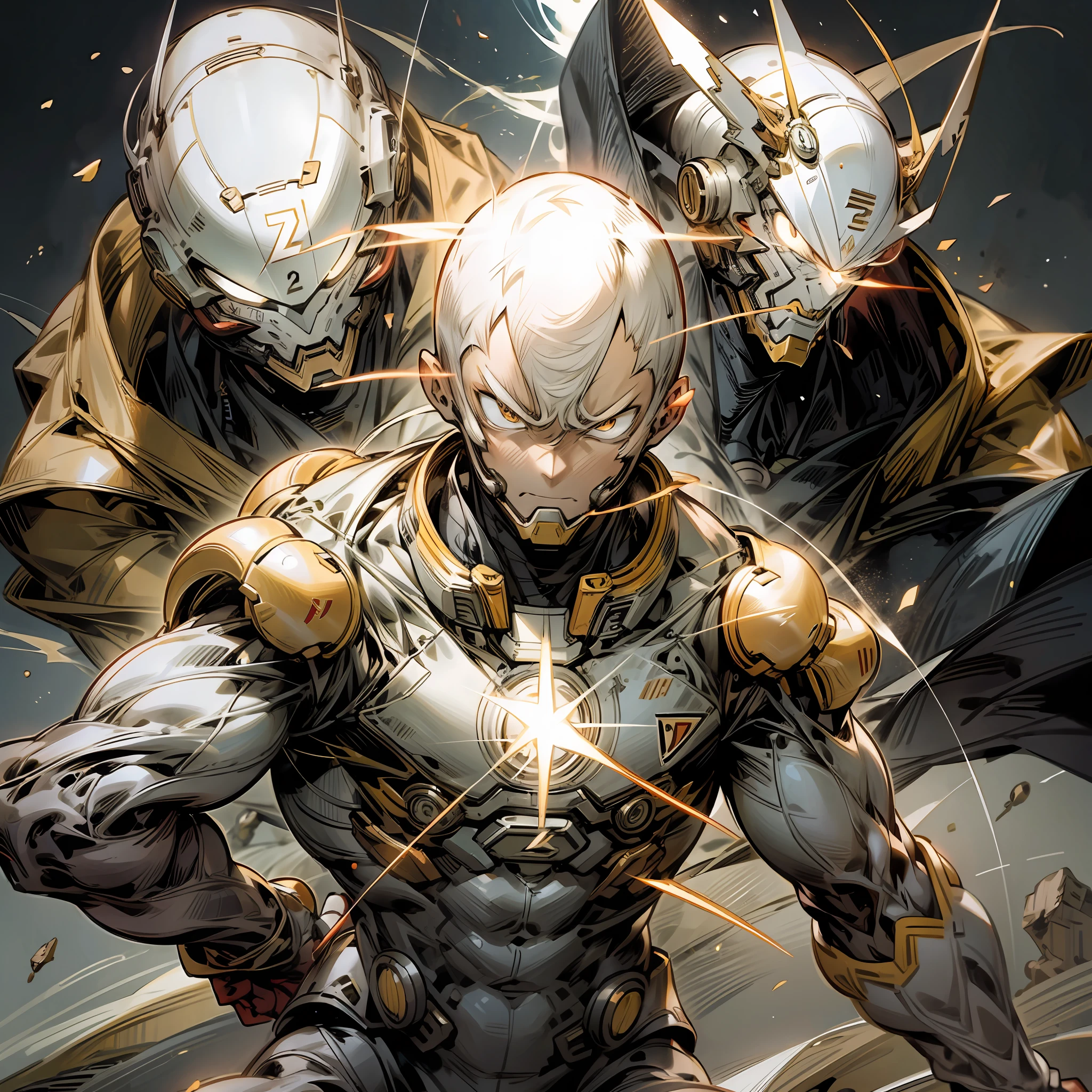 Black Saitama fighting the Flash on Mars --auto --s2