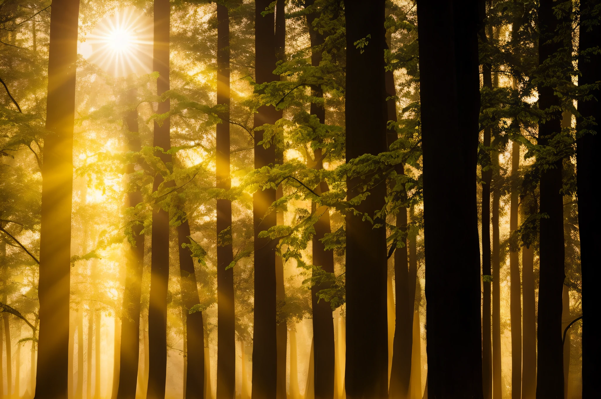 Forest in morning light, trees, trees in the forest, sun passing through beautiful forest and trees, calm forest setting, sun rays through trees, soft forest background, sun shining through trees, bright forest, forest light, sun rays through trees, tall big trees, early morning light, summer morning light