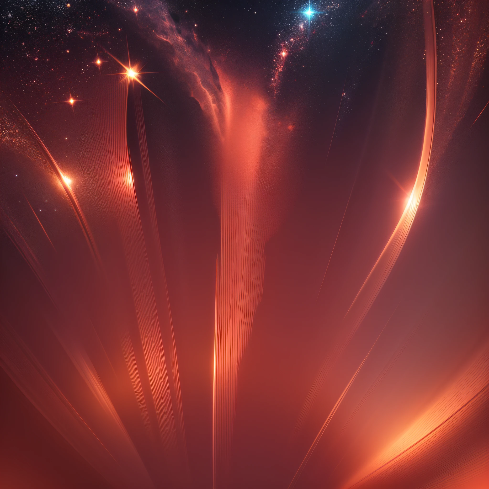 Background image, red gradient, golden tulle, space, three-dimensional, depth space, majestic, texture, HD, 8k, space texture --auto --s2