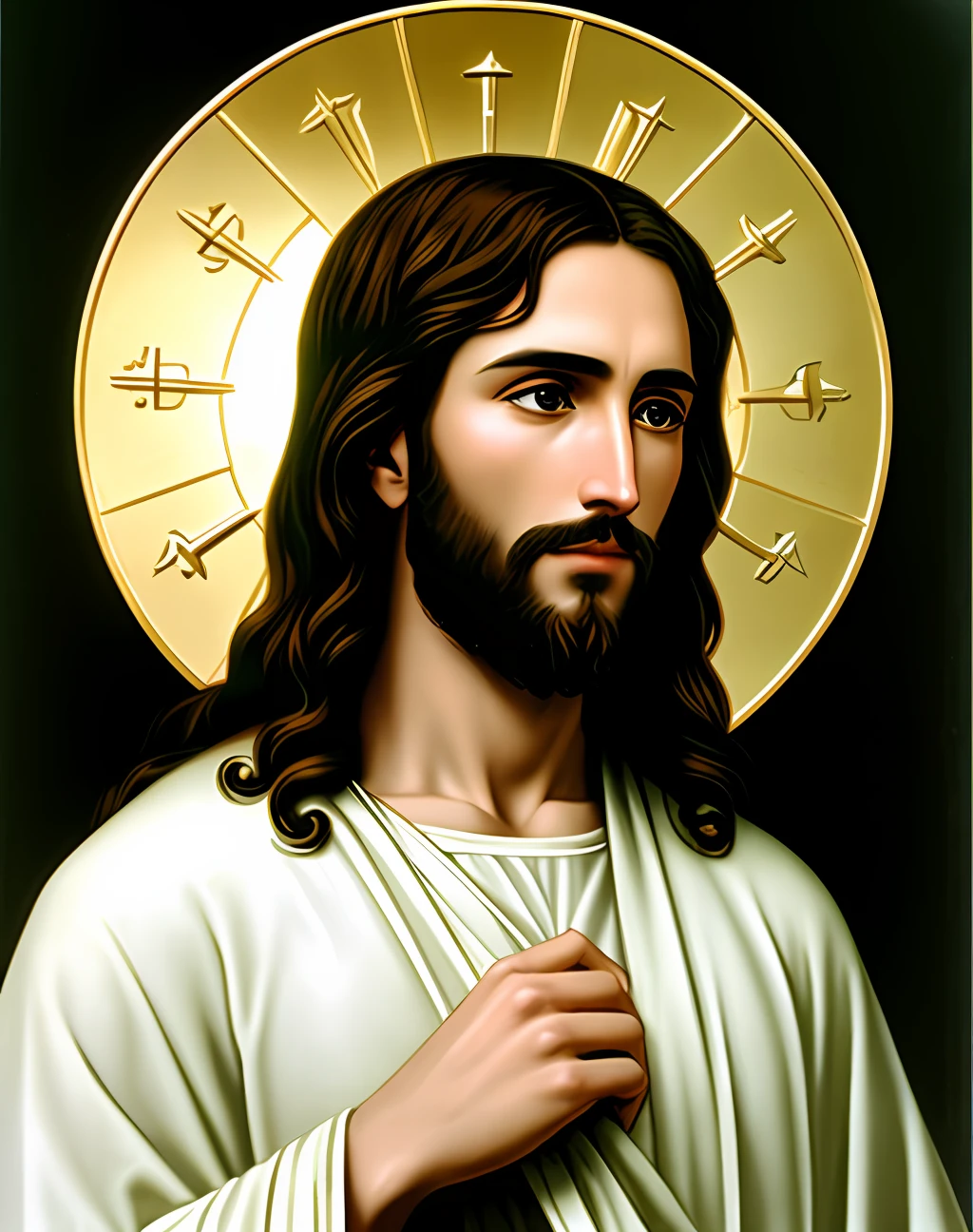 Jesus Christ according to the description of Revelation