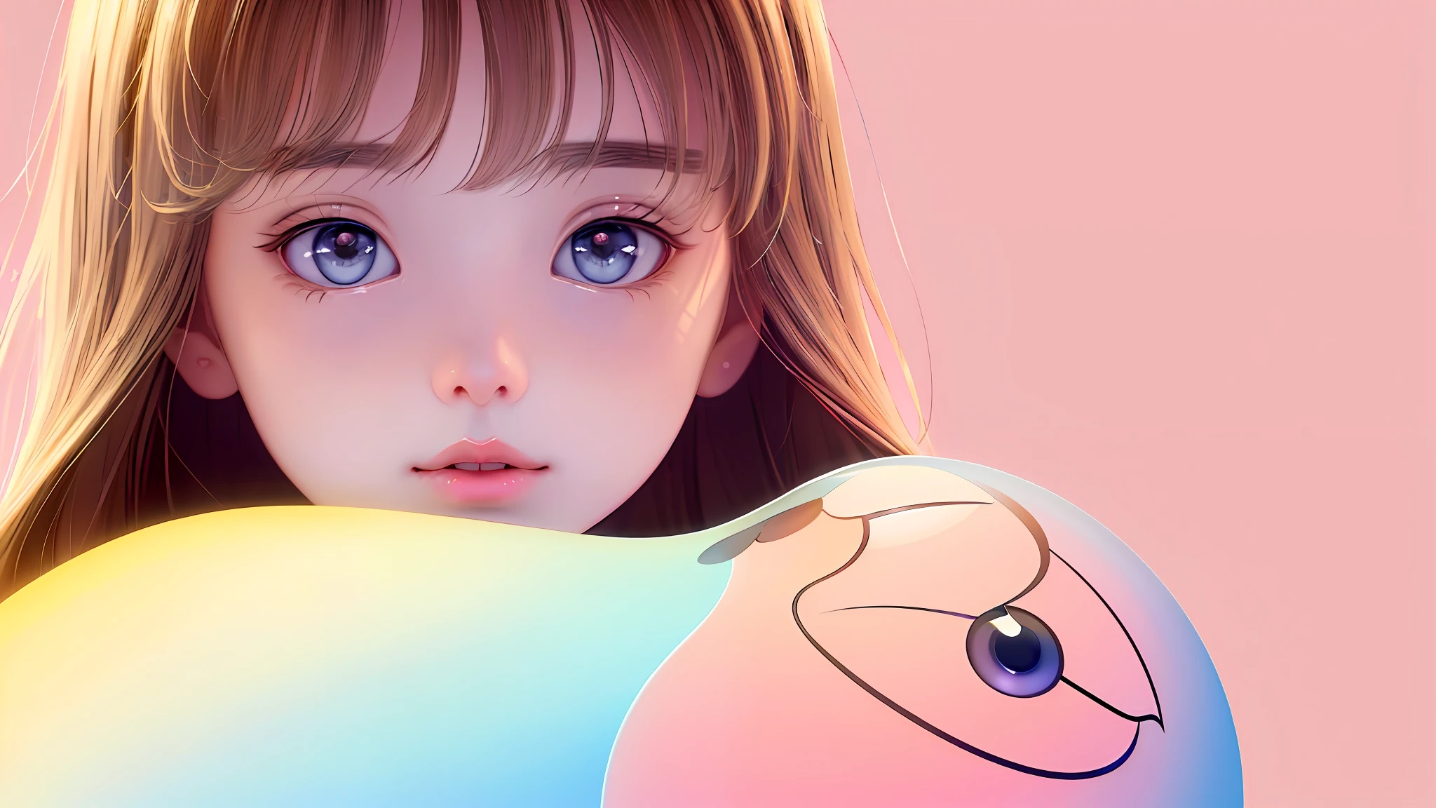 original,(illustration:1.1),(best quality),(masterpiece:1.1),(beautiful and clear background:1.25),(extremely detailed CG unity 8k wallpaper:1.1),
1girl, flat bangs, stunning innocent symmetry face, shirt, emotional, ulzzang, (PureErosFace_V1:0.7)