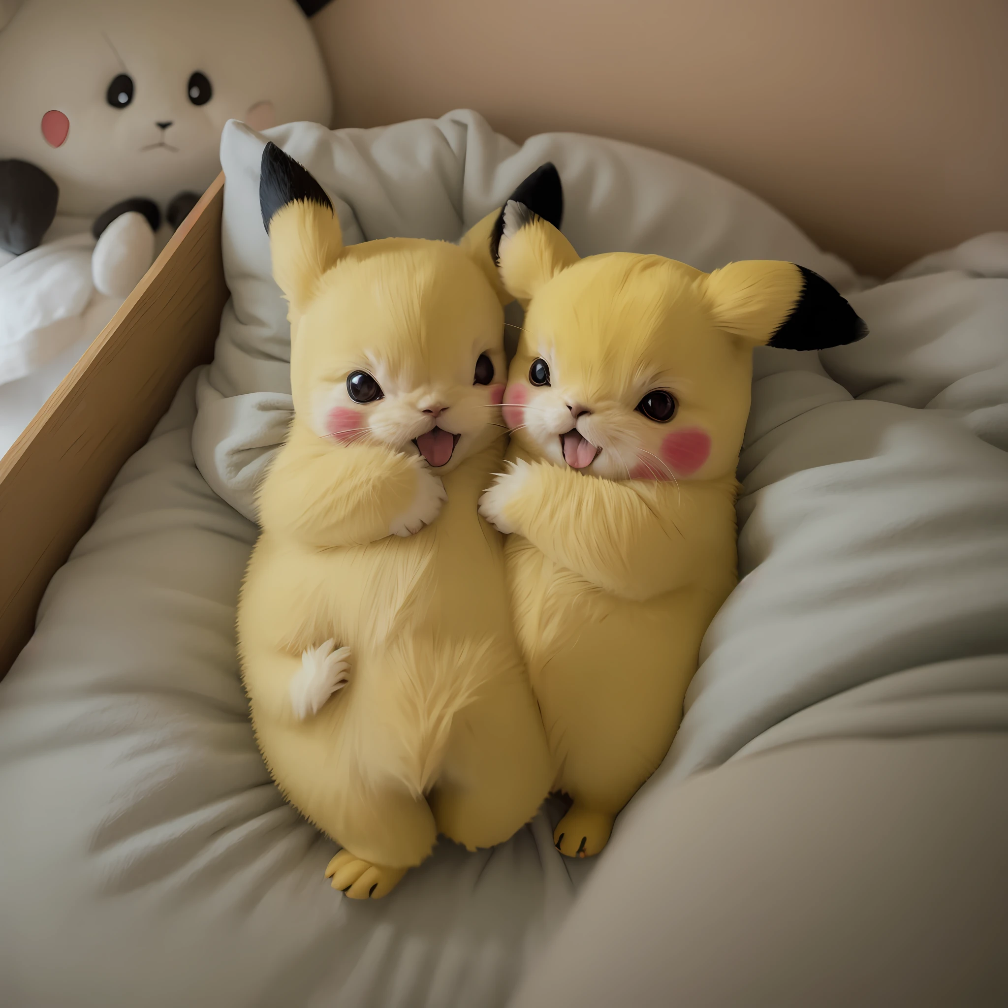 Cozy room, Pikachu piled up one by one to sleep comfortably --auto --s2
