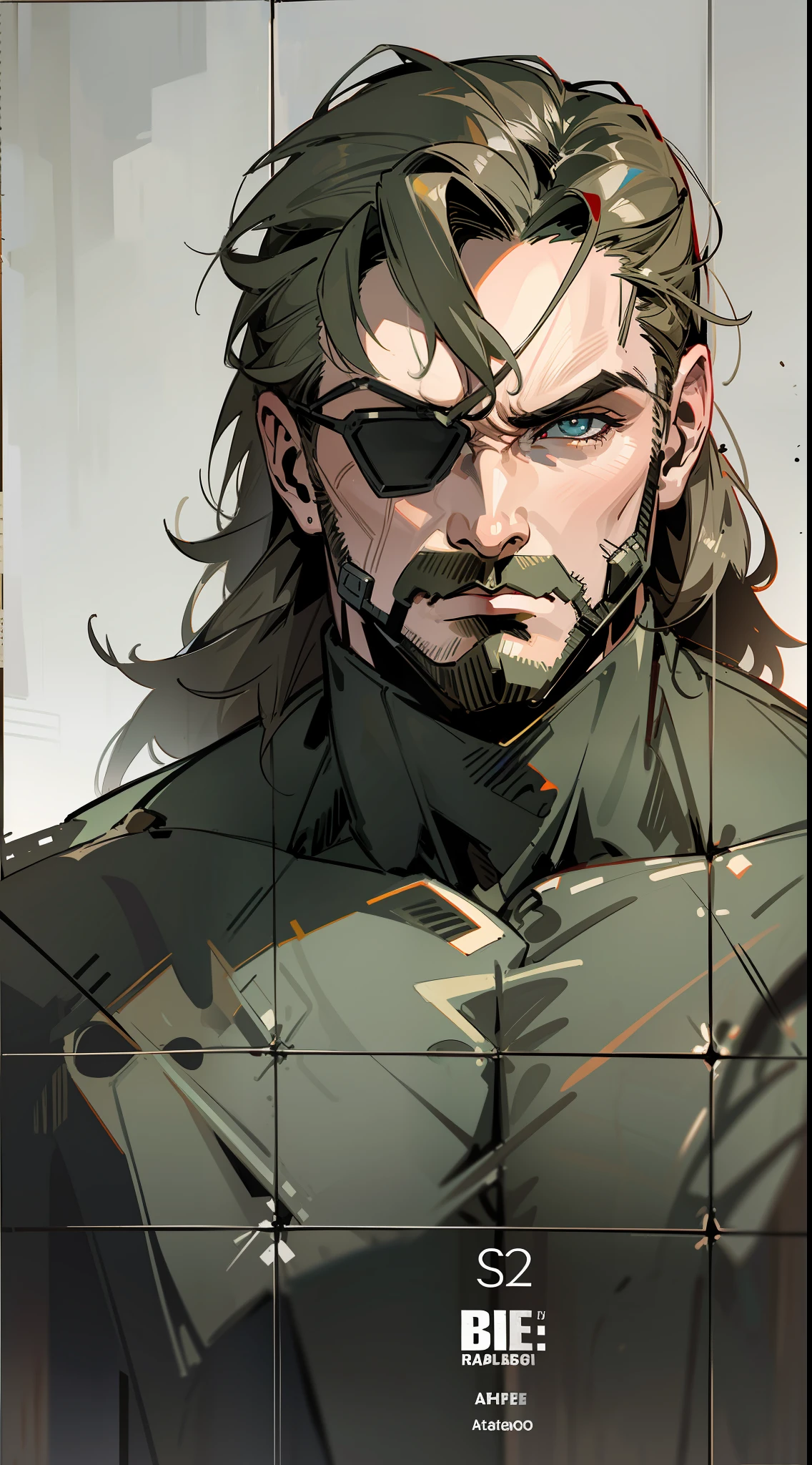 metal gear,metal gear solid,solid snake,metal gear solid solid snake, arte hiperrealismo, escuro, fundo escuro do,suit,business suit,smokie --auto --s2