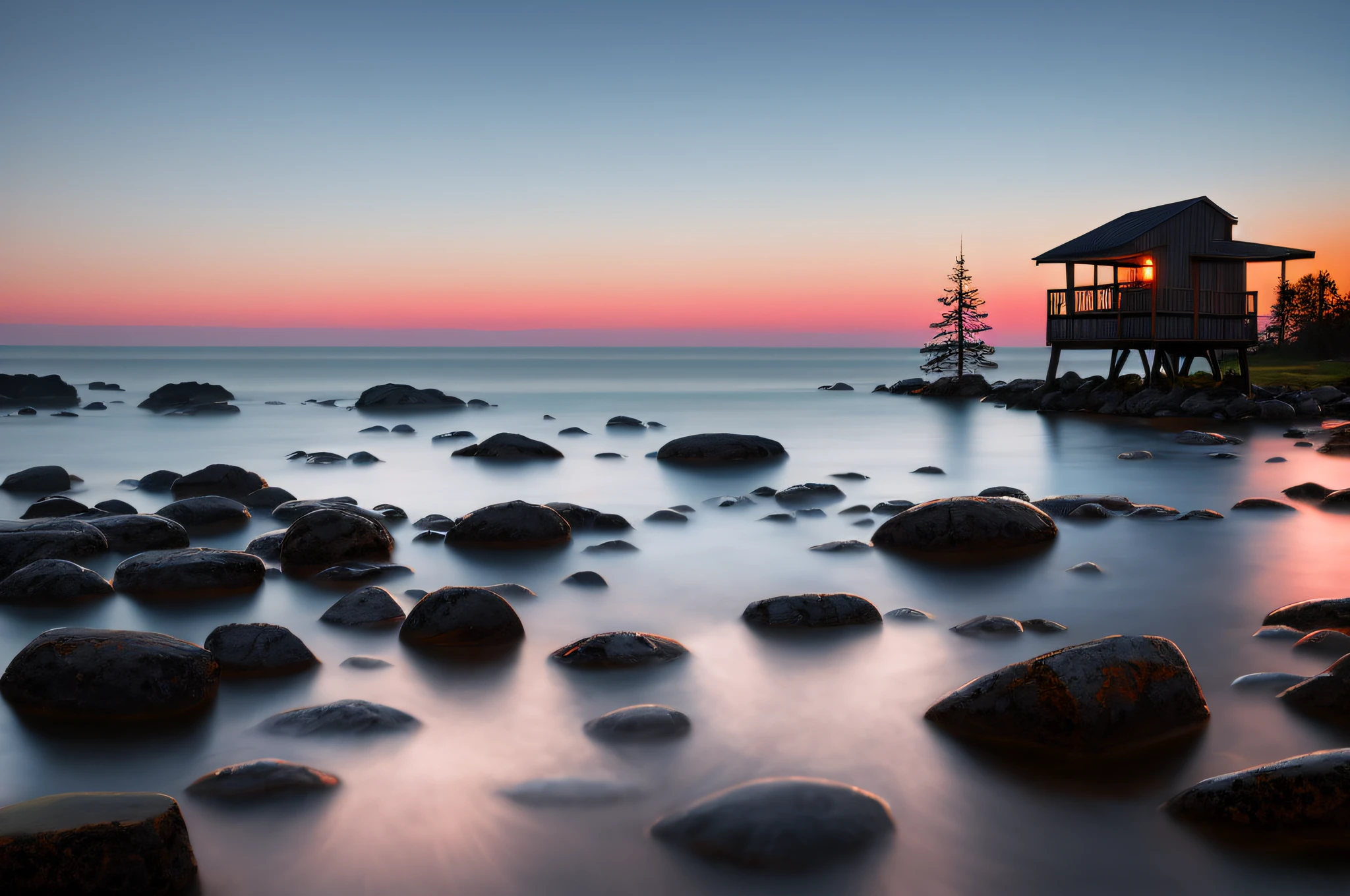 Photographic realism style,