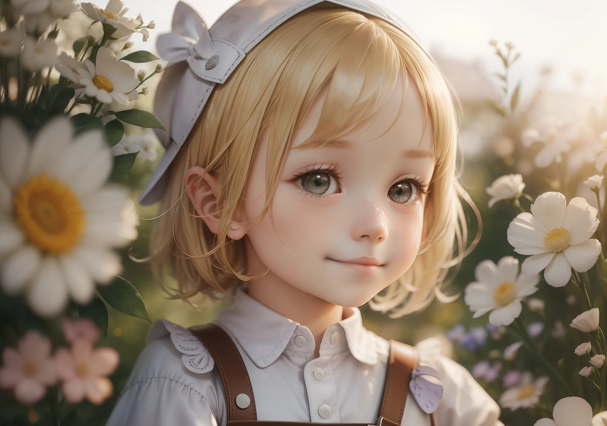 Watercolor, Comic book style, , blonde, wearing gardener's clothes, happy. ((full body image)), with gardener's boot on the feet, white background, white background, remove background. (mess-house: 0.8), (masterpiece: 1.2) (Realistic: 1.2) (Bokeh) (Best quality) (Detailed Leather: 1.3) (Intricate Details) (8K) (Detail Eyes) (Sharp Focus), (Happy) --auto --s2