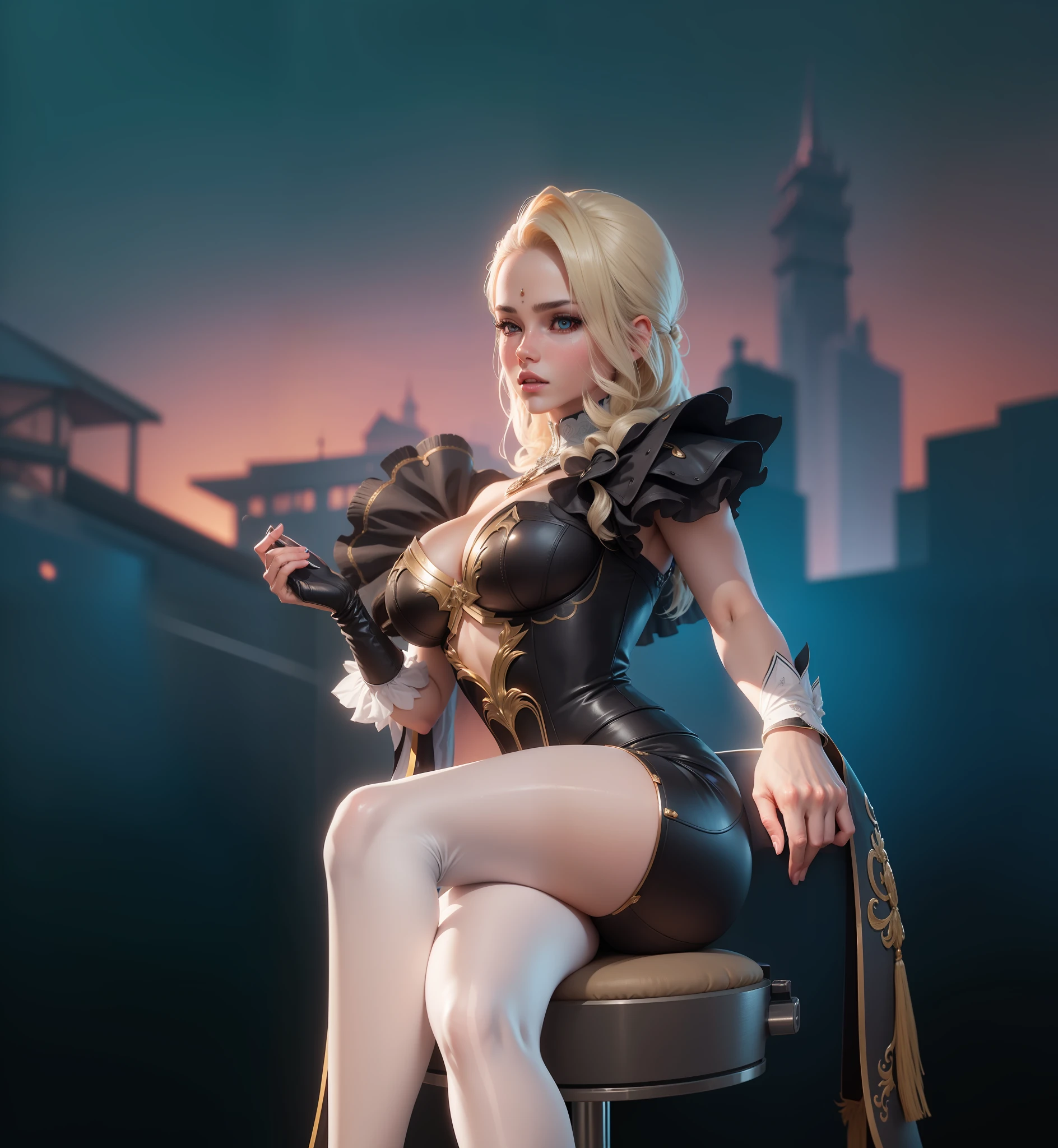 (best quality, ultra detailed, identical outfit, position and aspect of the character kept), super realistic, sexy, high resolution (4K)