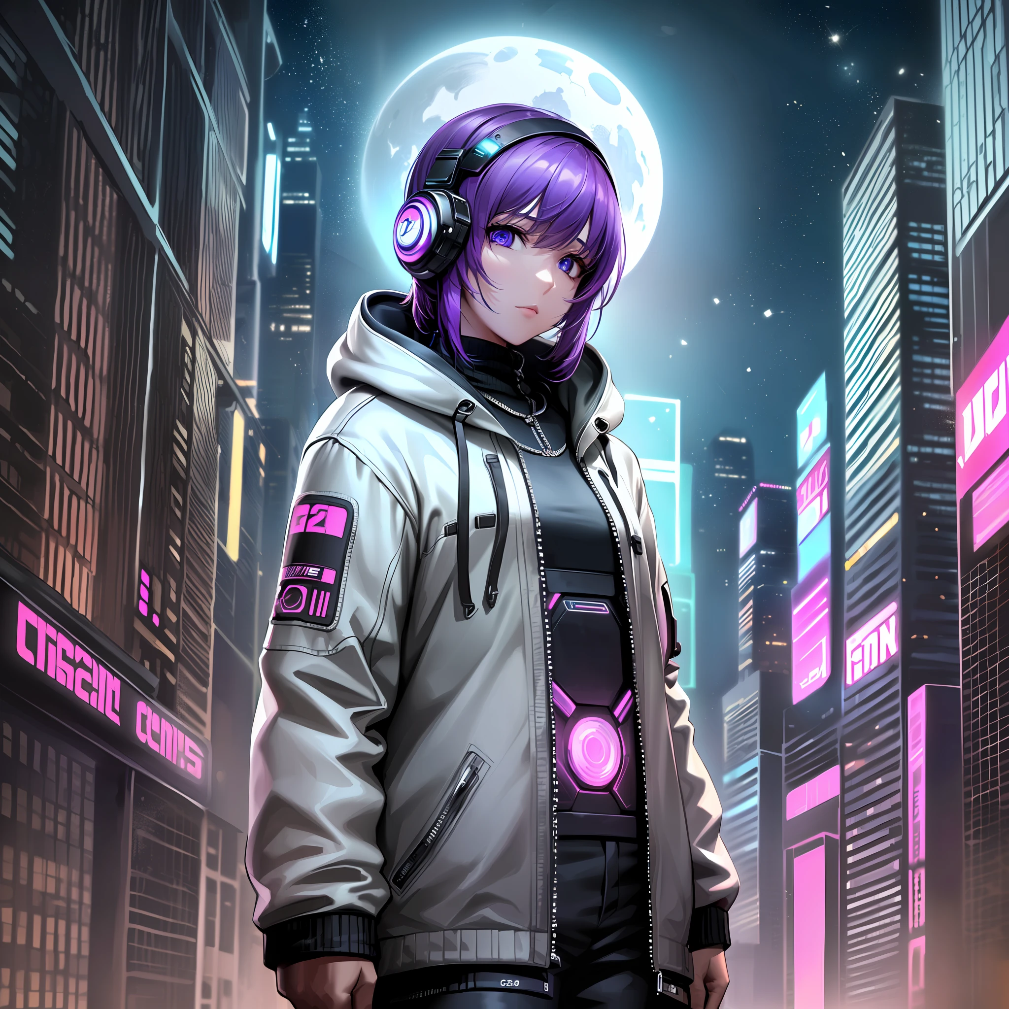 Querp that creates for imgnes of a futuristic astronaut with cyberpunk theme in ultradefinition and hioperrealist ] --auto --s2