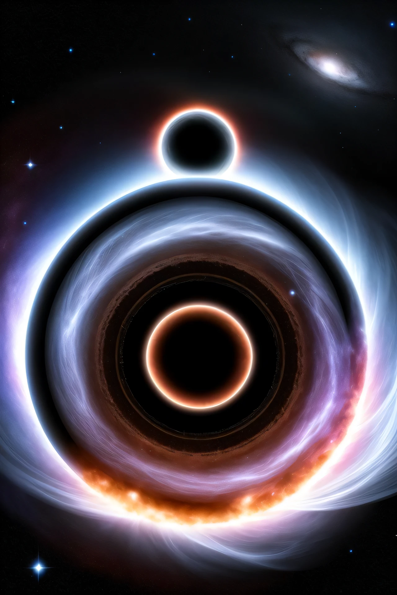 black hole structure, event horizon, atom, quarks, core, HDR, hyper-detail, intricate details, star, galaxy merger, electron-nuclear plasma, white dwarf