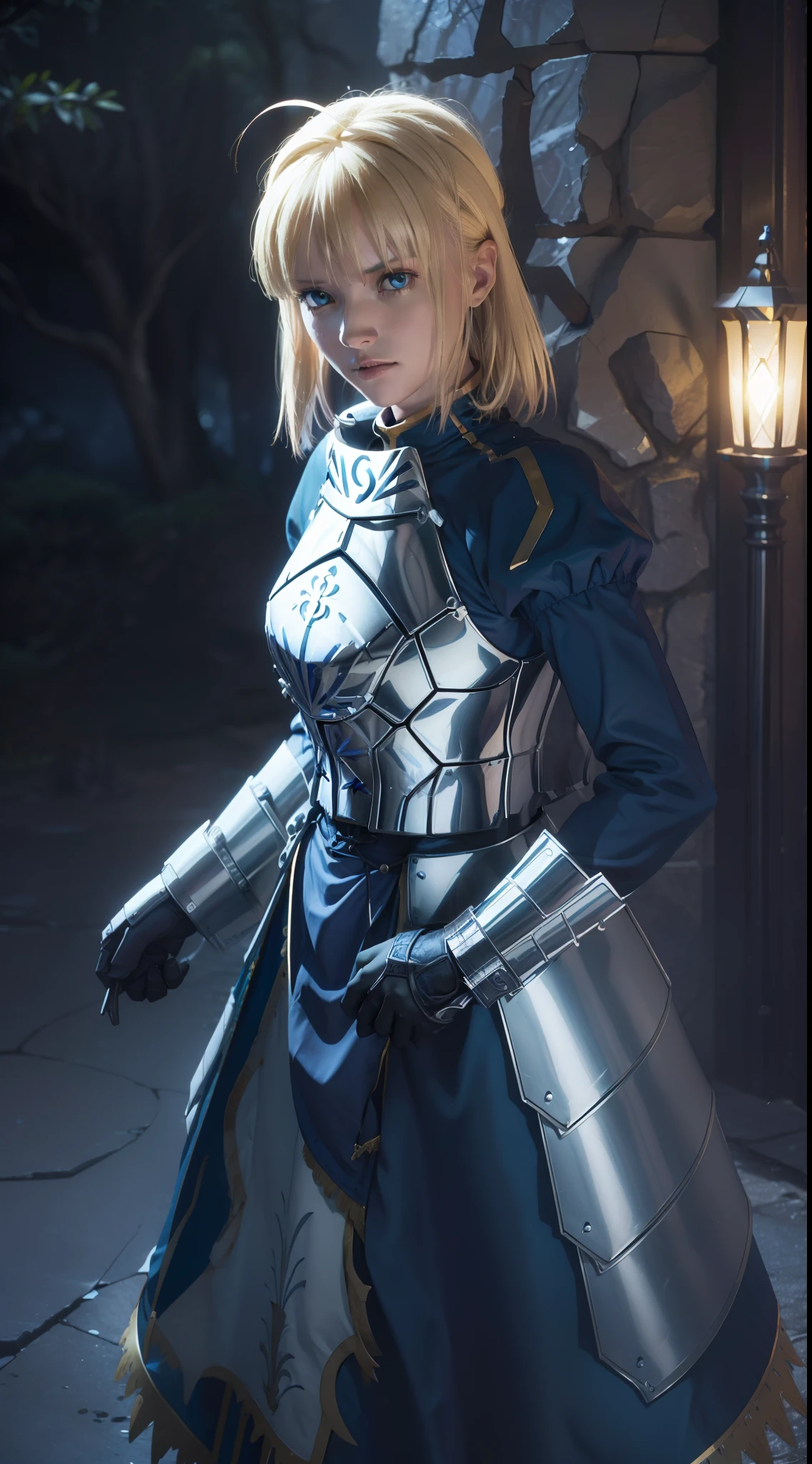 1girl, artoria pendragon (Fate), armor, frown, battle posture, bright blue eyes, armor gloves, 8k, ultra detailed, masterpiece, best quality, (extremely detailed), Saber (Fate Stay Night), Saber cosplay, dynamic angle, fantasy background, rim lighting, cinematic light, ultra high res, 8k uhd, best shadow, delicate, RAW, light particles, detailed skin texture,  detailed armor texture, detailed face, intricate details, ultra detailed, bright, strong, (holding sword), bright eyes, Long handle, fantasy, (realistic), complex, intricate, perfect lighting, looking at the viewer, cinematic lighting, flying in the sky, flying, sacred light, vivid, rumble, windy, realistic, photorealistic.