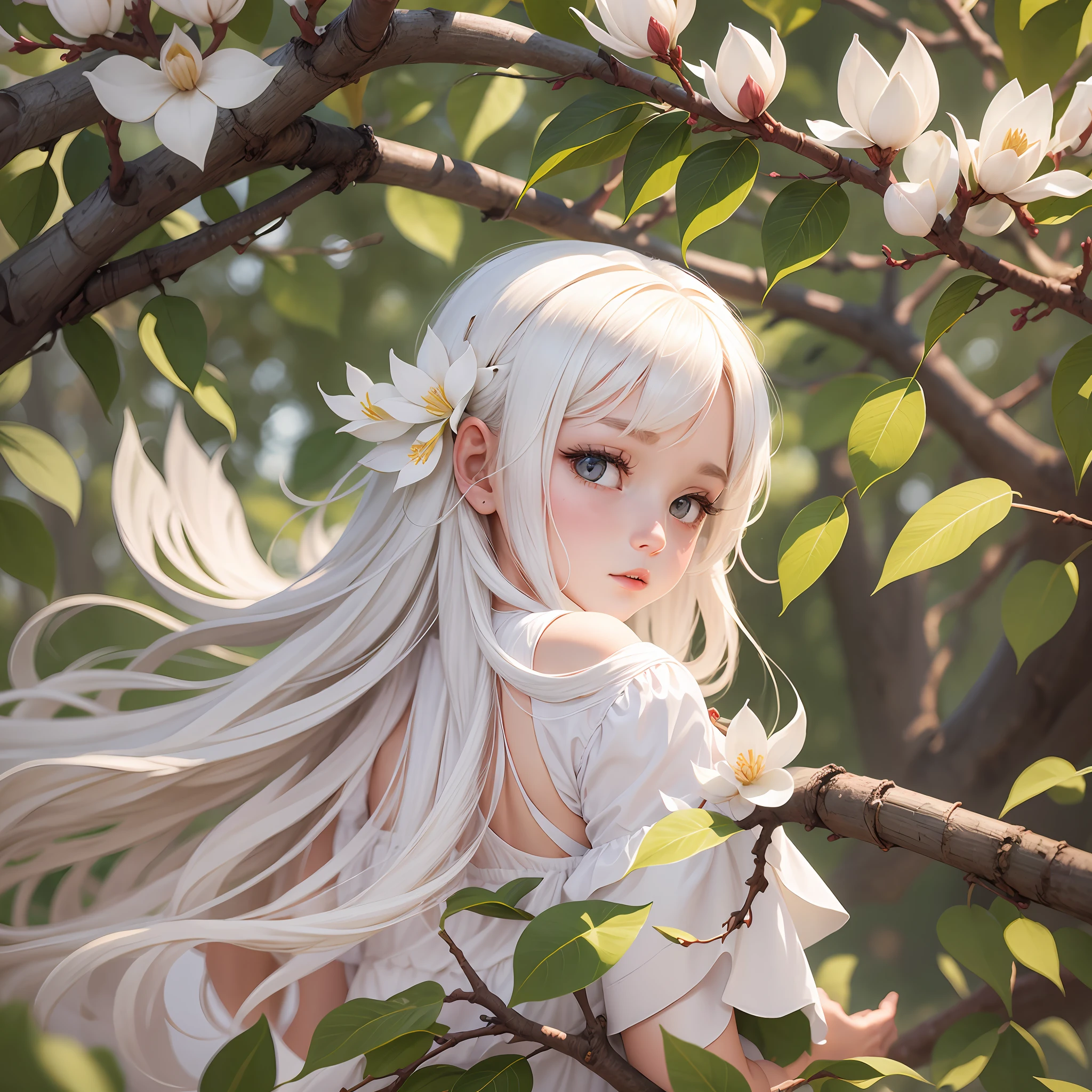 Logo of a white magnolia --auto --s2