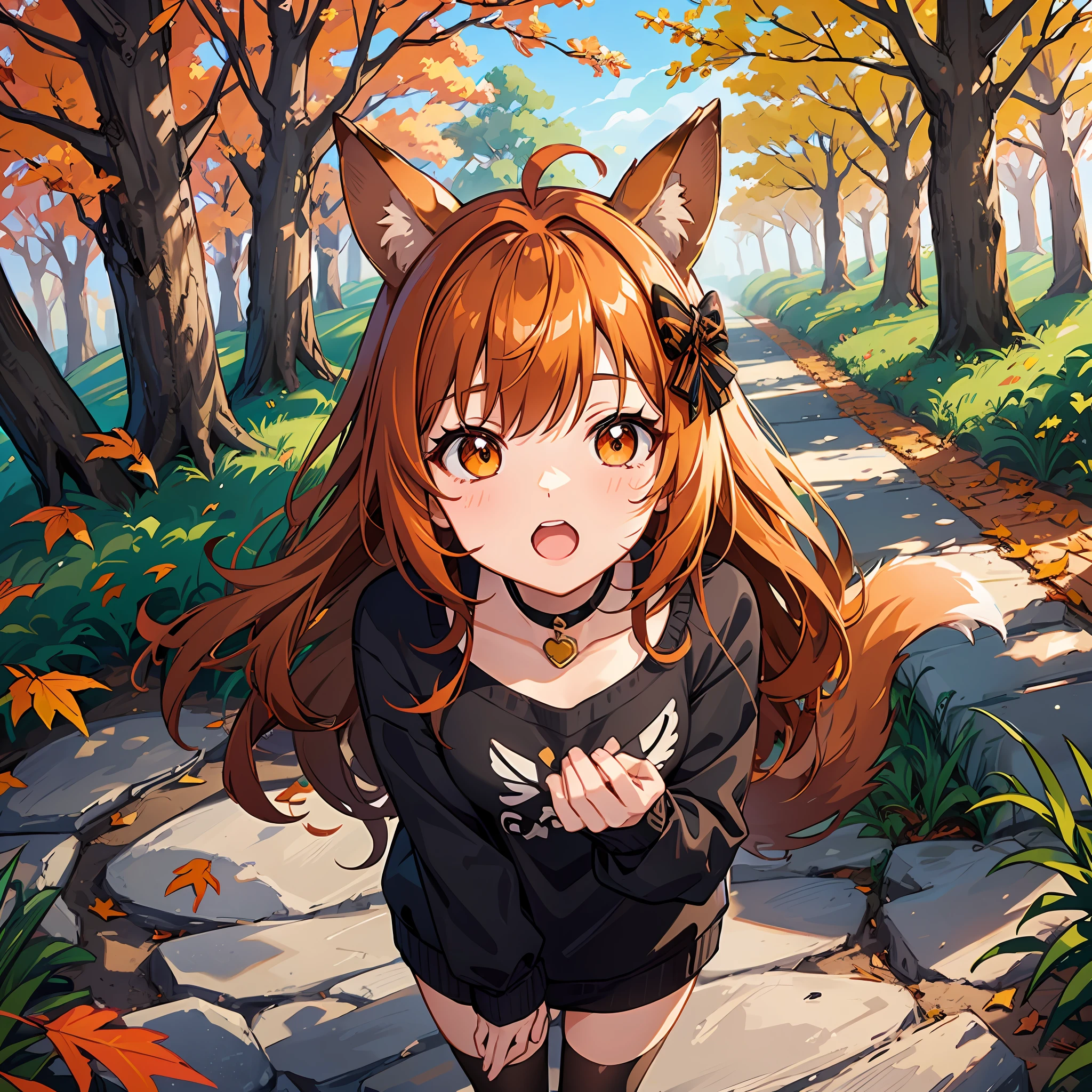 add a big fluffy furry squirrel tail
