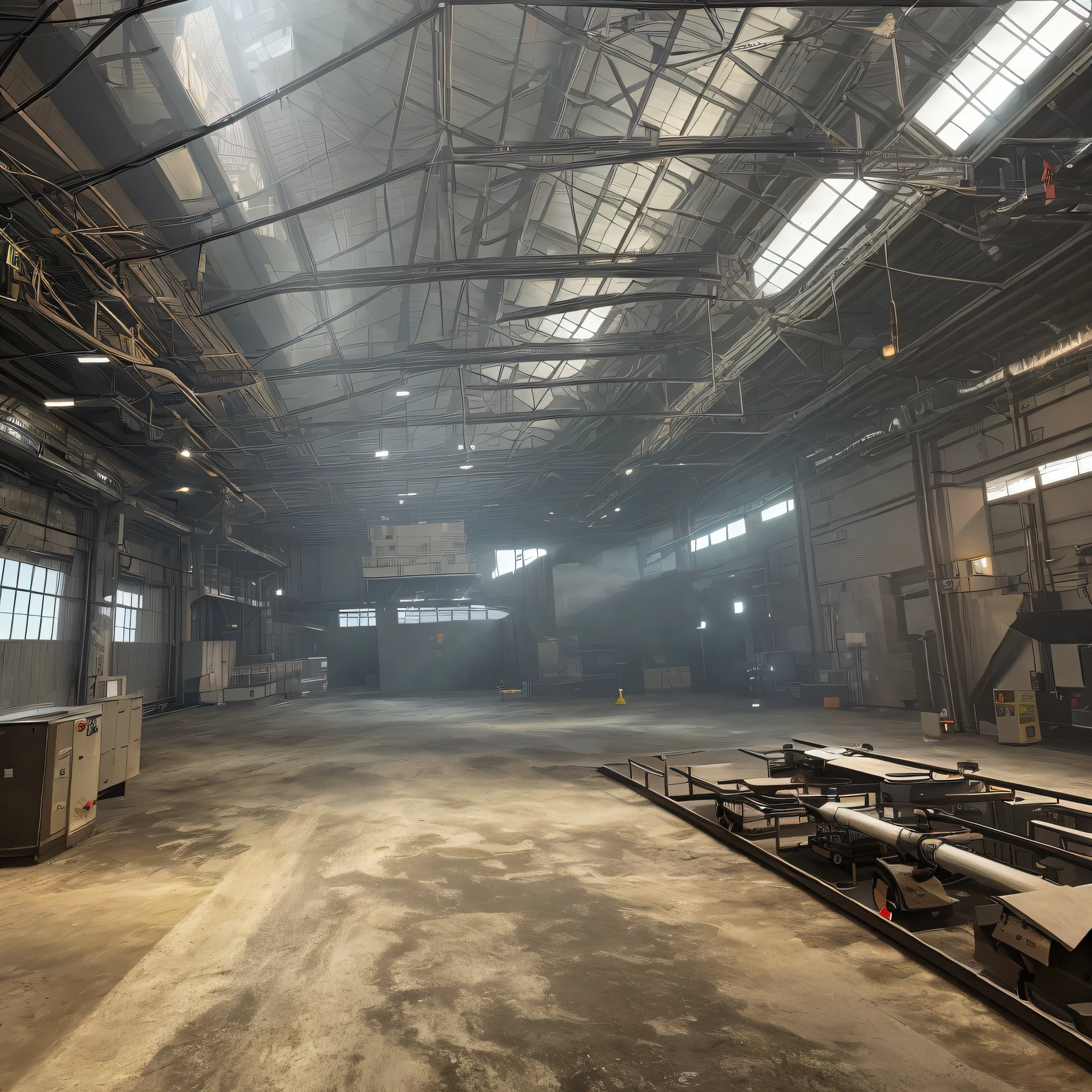 random background scene, interior background art, back room background, [[empty warehouse]] background, volcano workshop background, factory background, background art, background artwork, interior background, 2D game environment design, interior scene, 8K