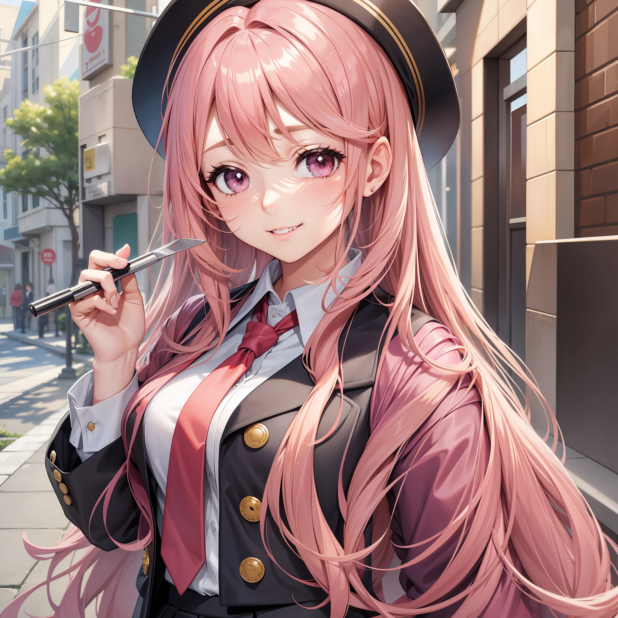 Beautiful girl girl smile school uniform best quality multiple girl harem masterpiece long hair blonde brown hair pink hair