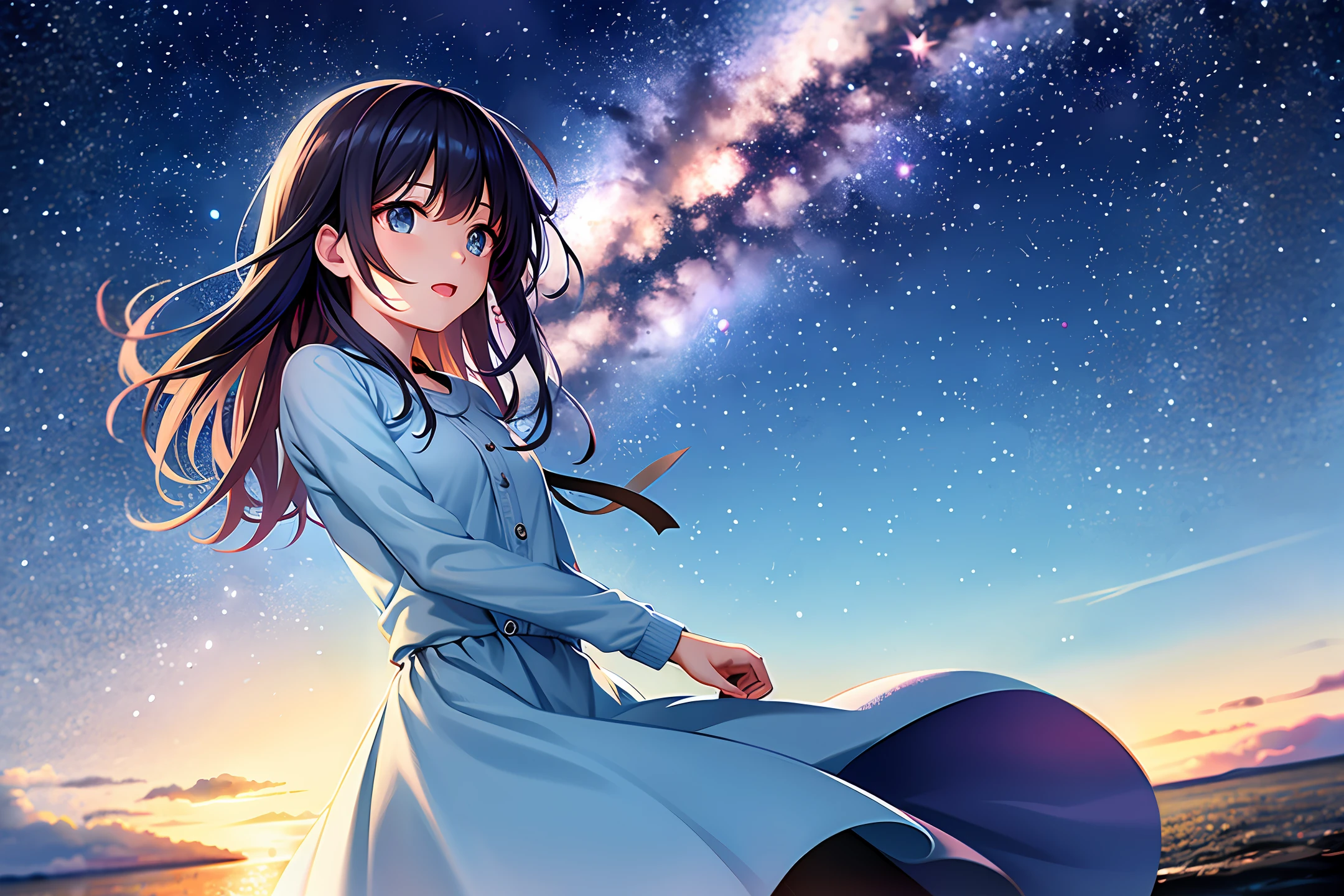 starry sky,