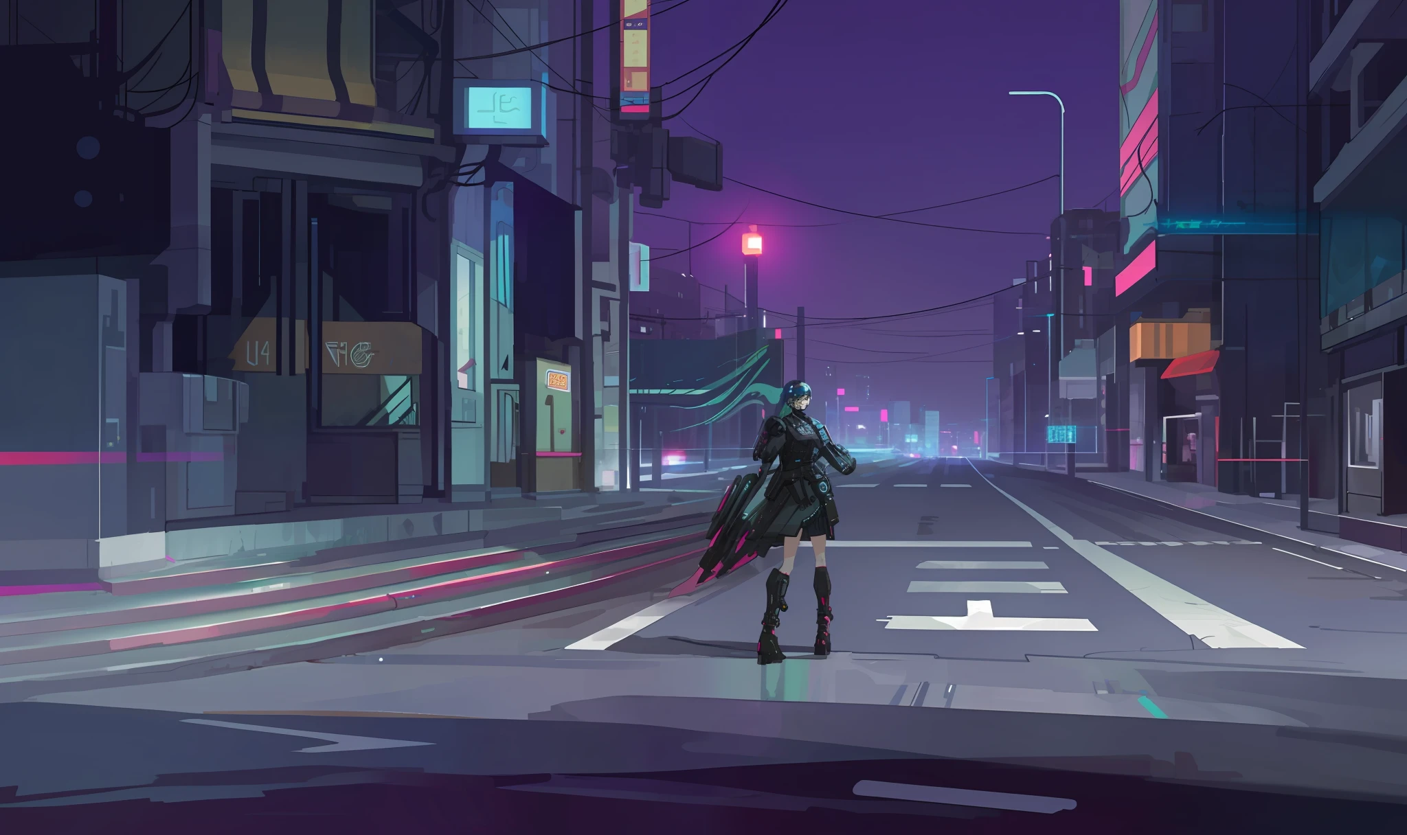 Night Street, cyberpunk