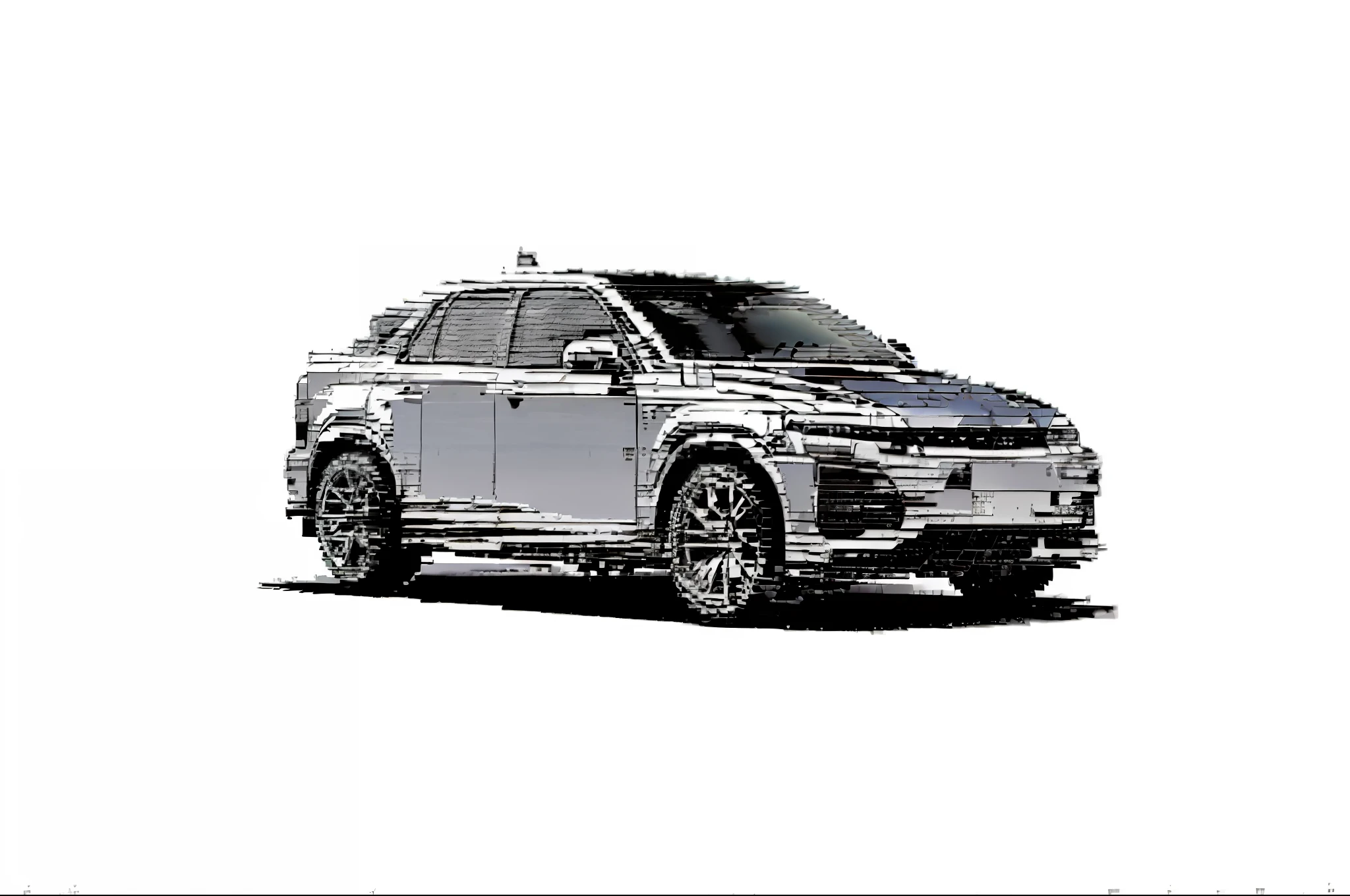 ((Best Quality)), ((Masterpiece)), (detailed), ascii_art, car, ultra-detailed, highly detailed, 8k, HDR,
