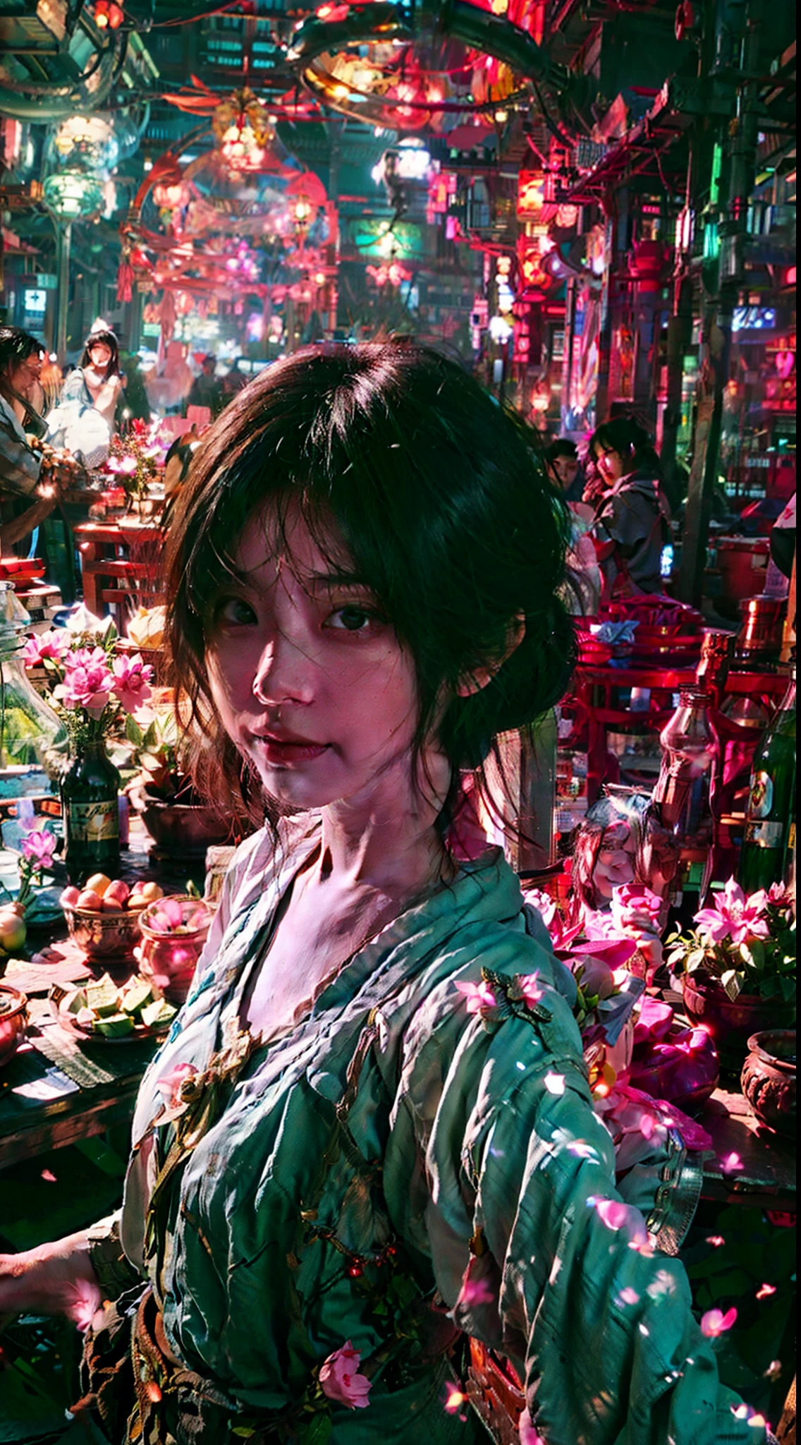 A selfie of a fairy cultivator woman