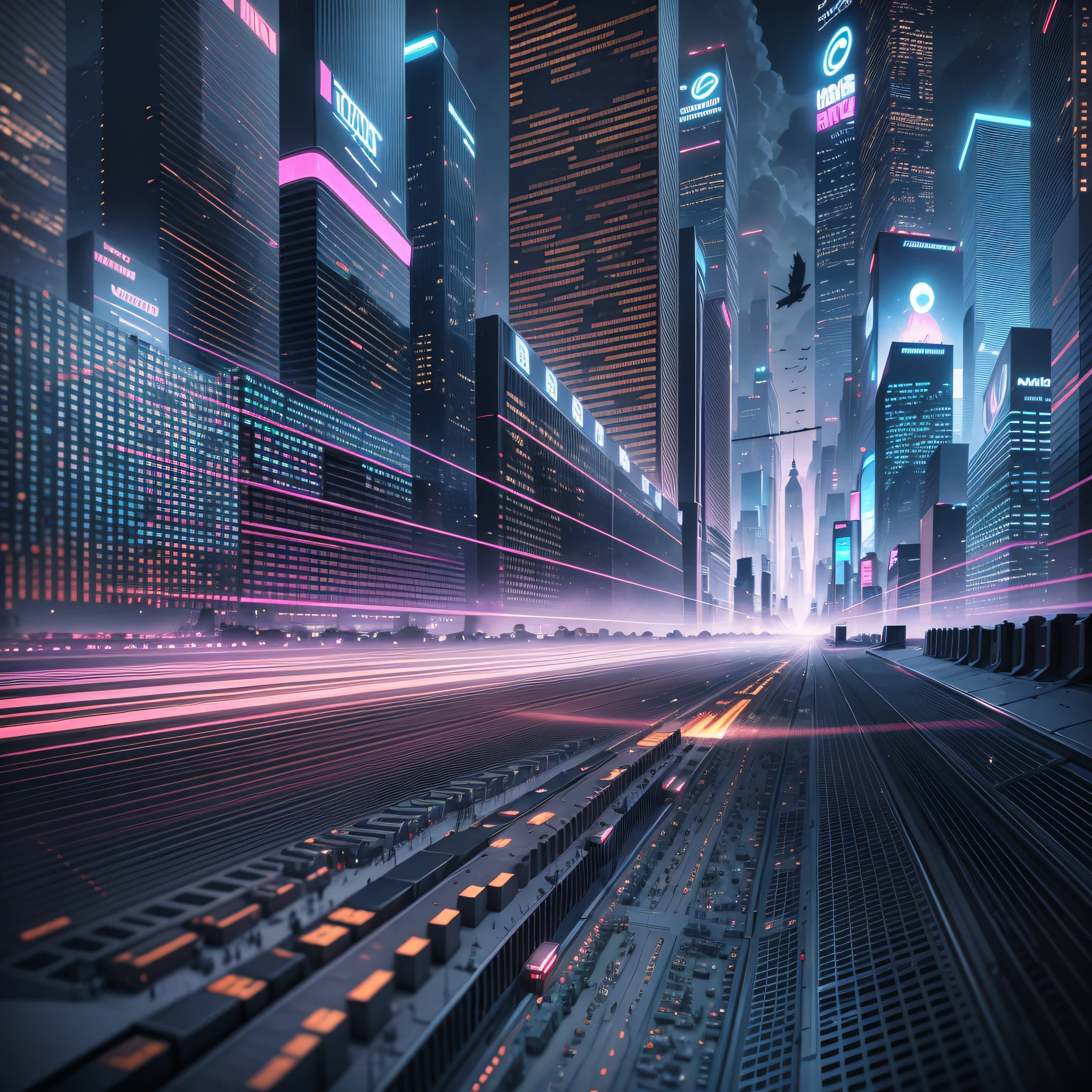 stunning special effects, dynamic, sophisticated, black tech, poster, aperture, bokeh background, game, bold, art, illustration, 8K, award-winning, machine, high-tech gorgeous city, minimalist background --auto --s2