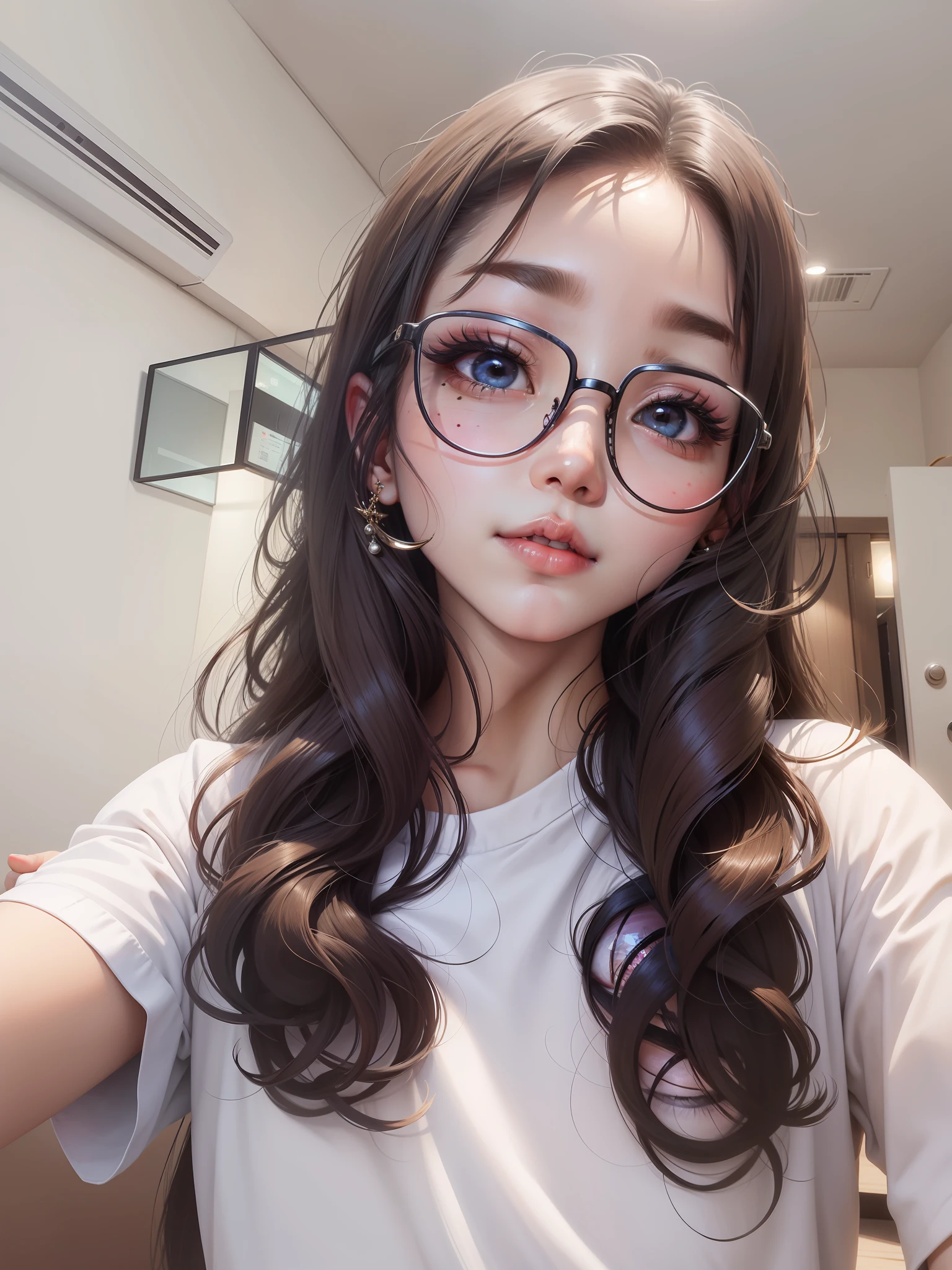 Single eyelid small eye, small eye dot Eye single eyelid