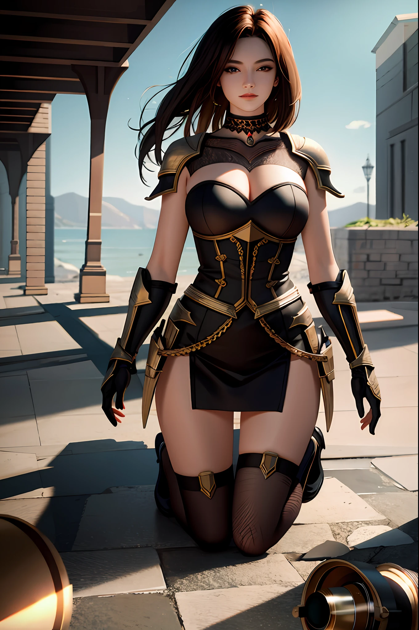 Masterpiece, Best Quality, High Quality, HD, High Quality Textures, High Quality Shadows, High Detail, Realistic, Cinematic Light, Side Light, Lens Vignetting, Ray Tracing, Sharp Focus,