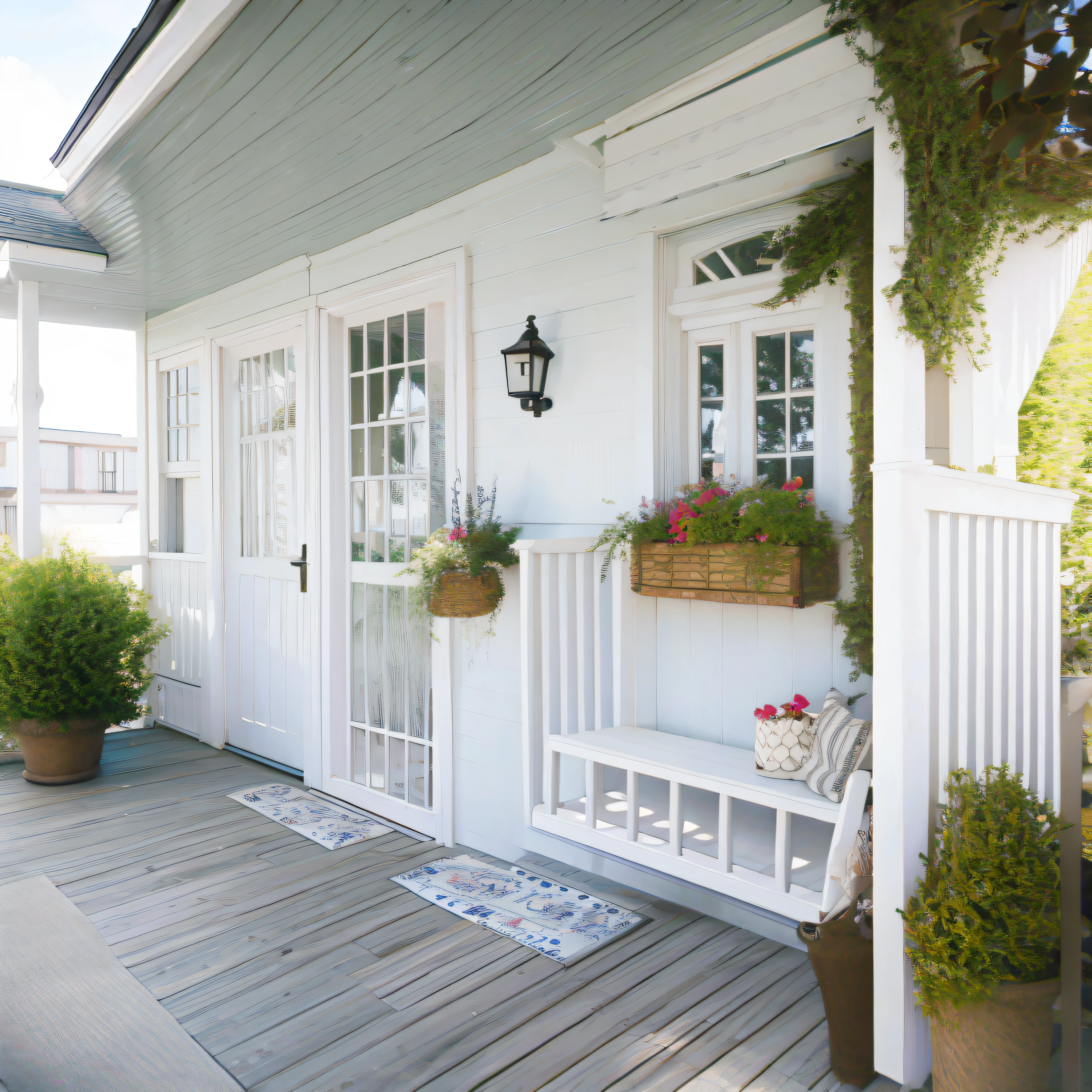 American white cottage